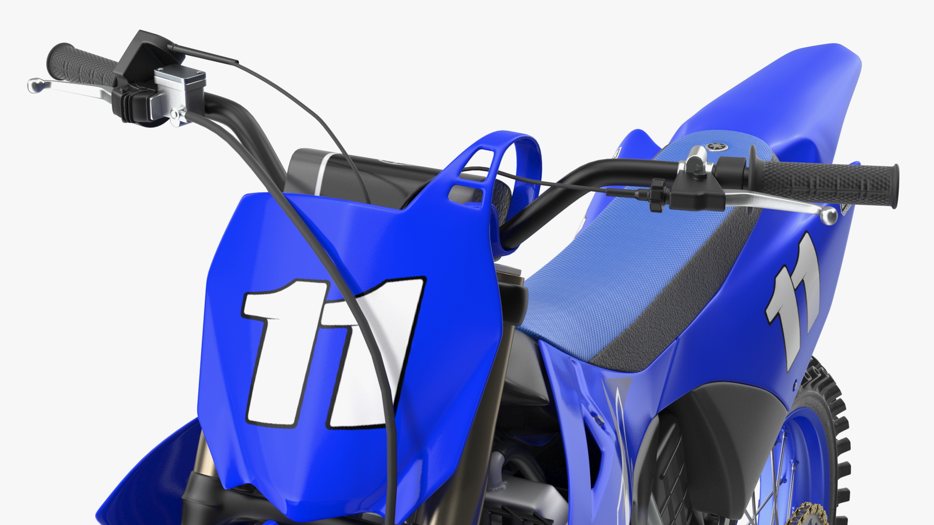 Yamaha YZ125 2022 Rigged 3D model