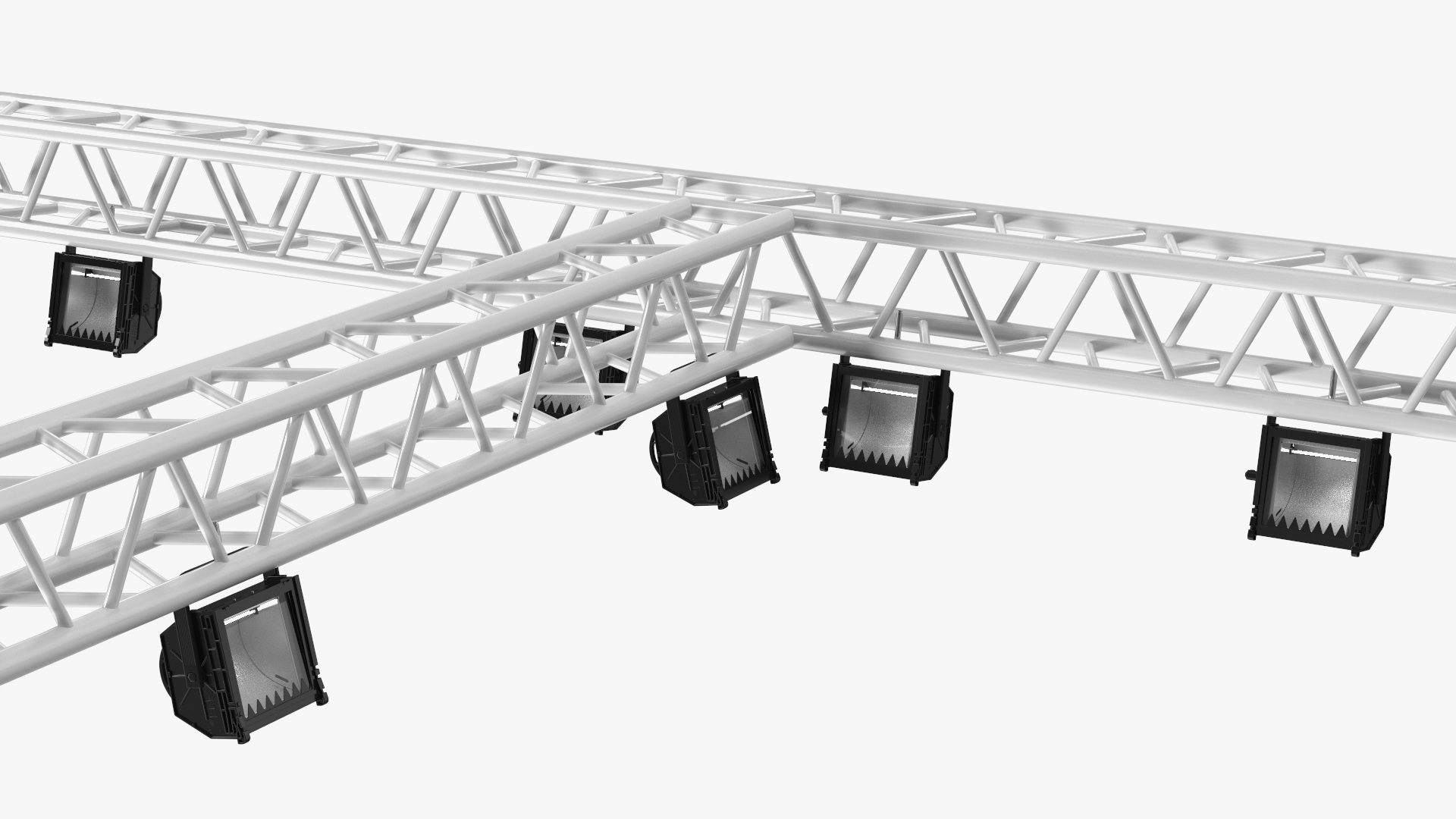3D Show Lights System model