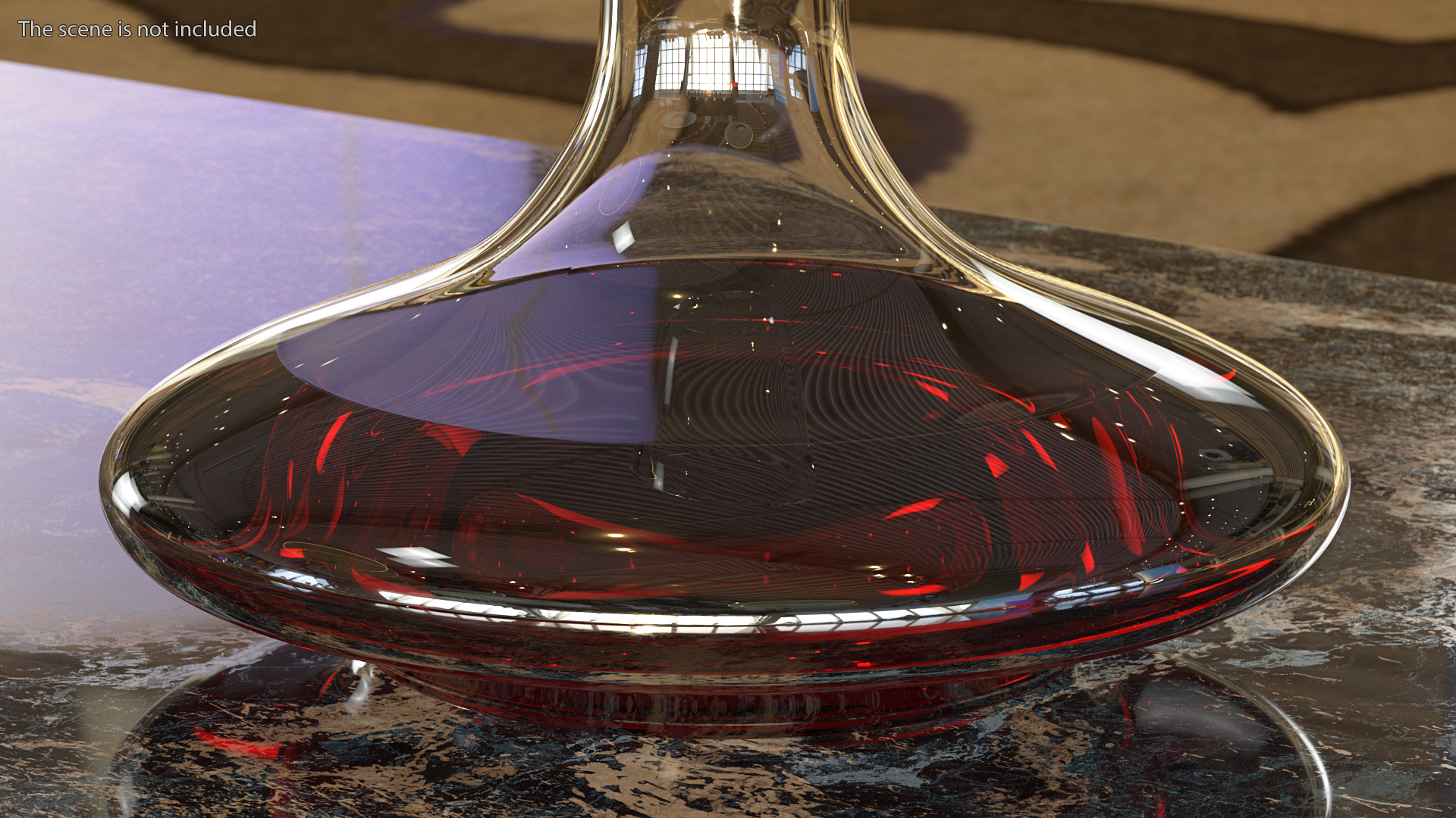 Glass Wine Decanter 3D model
