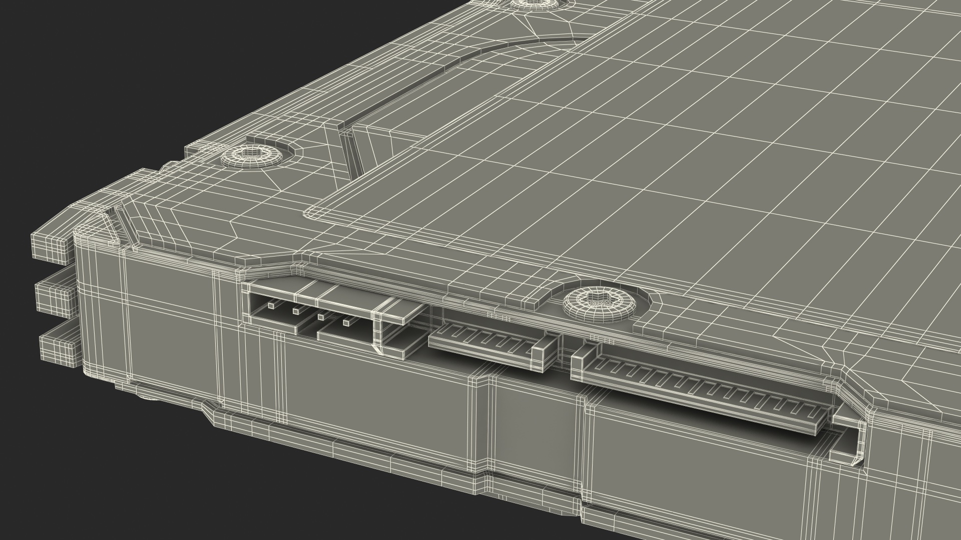 3D HP MM1000GBKAL HDD model