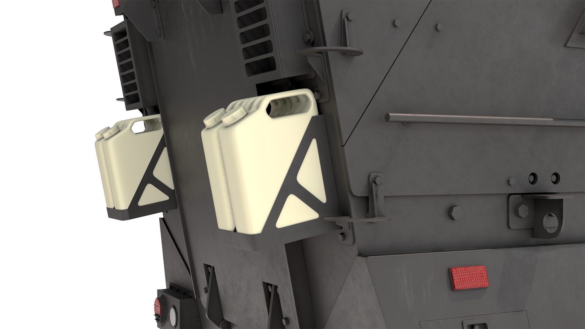 3D Armored Police Rescue Vehicle with Driver and Shooter model