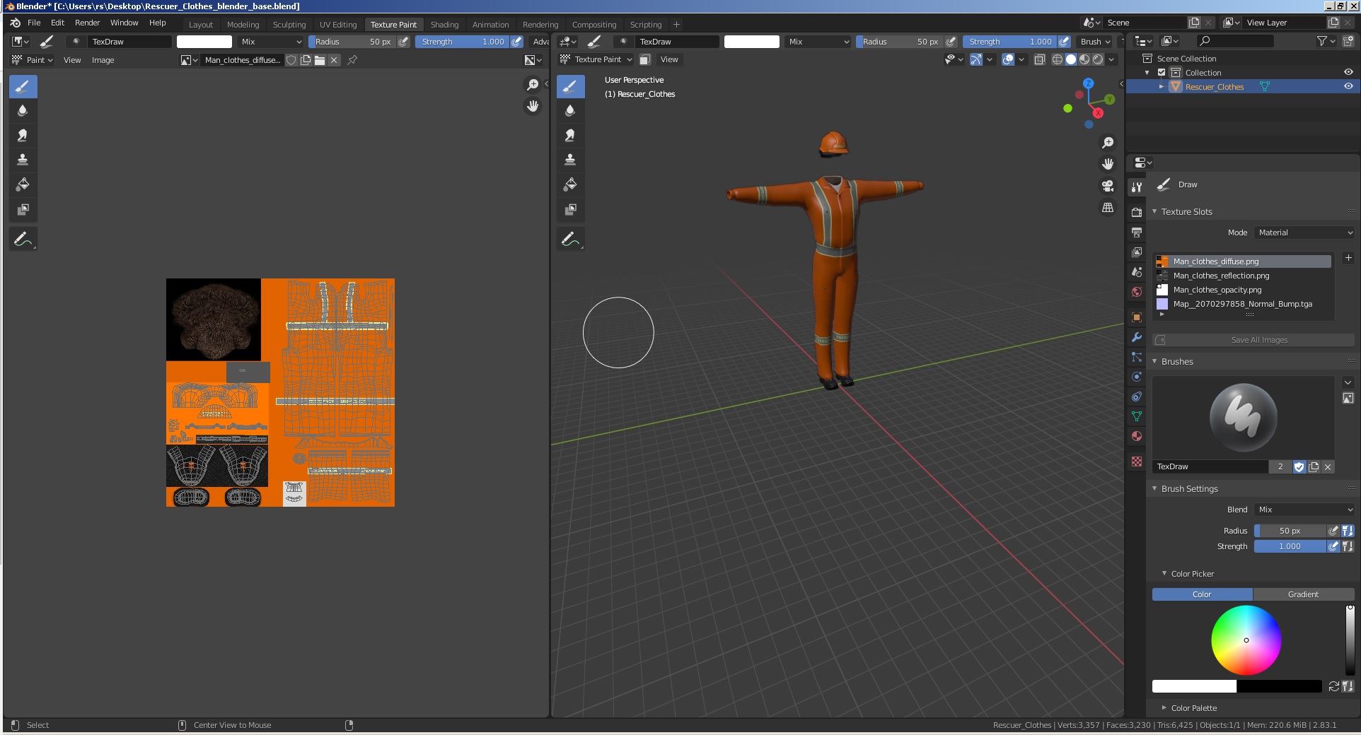 3D model Rescuer Clothes