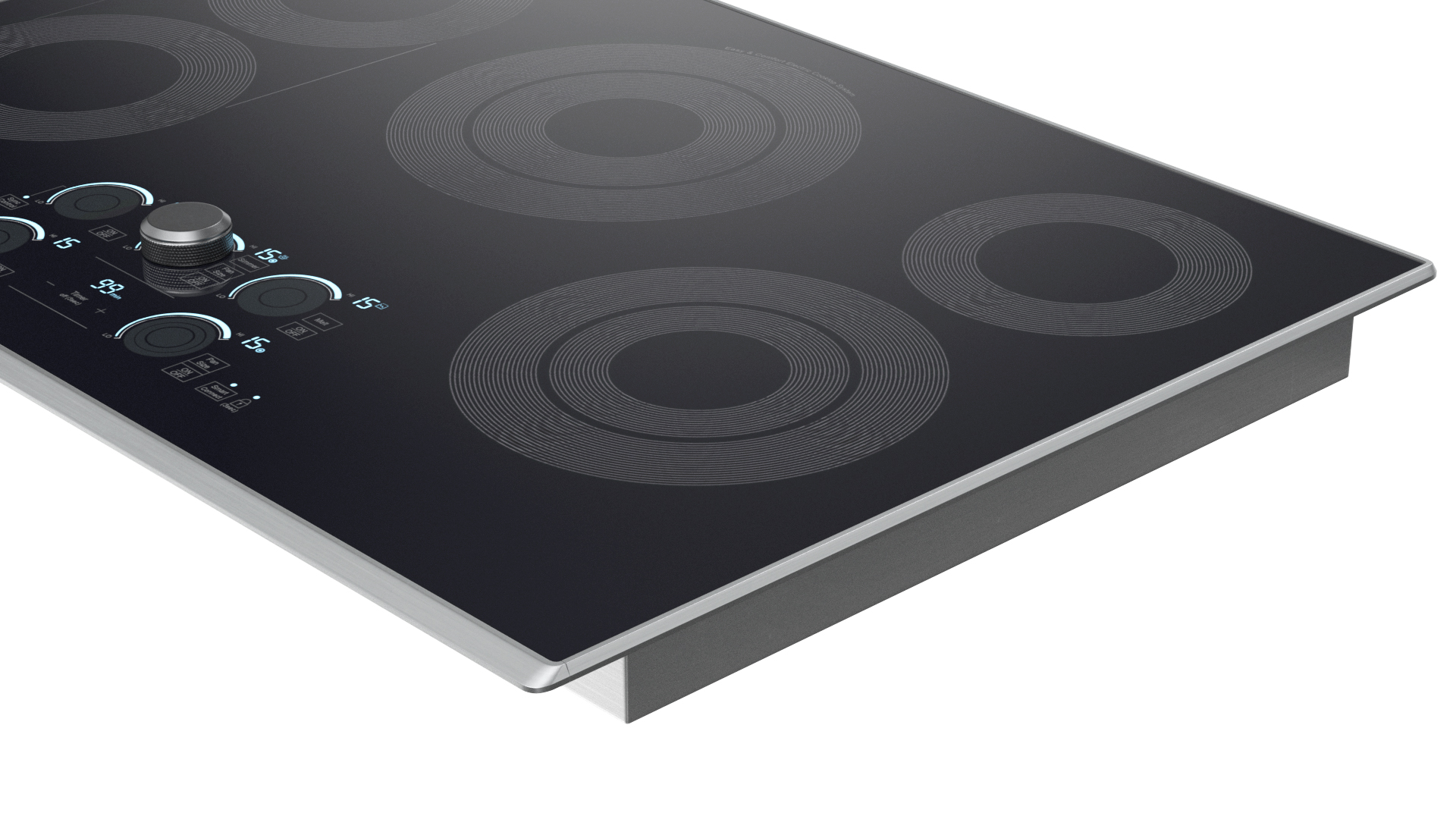 3D Smart Electric Countertop Stove Gray