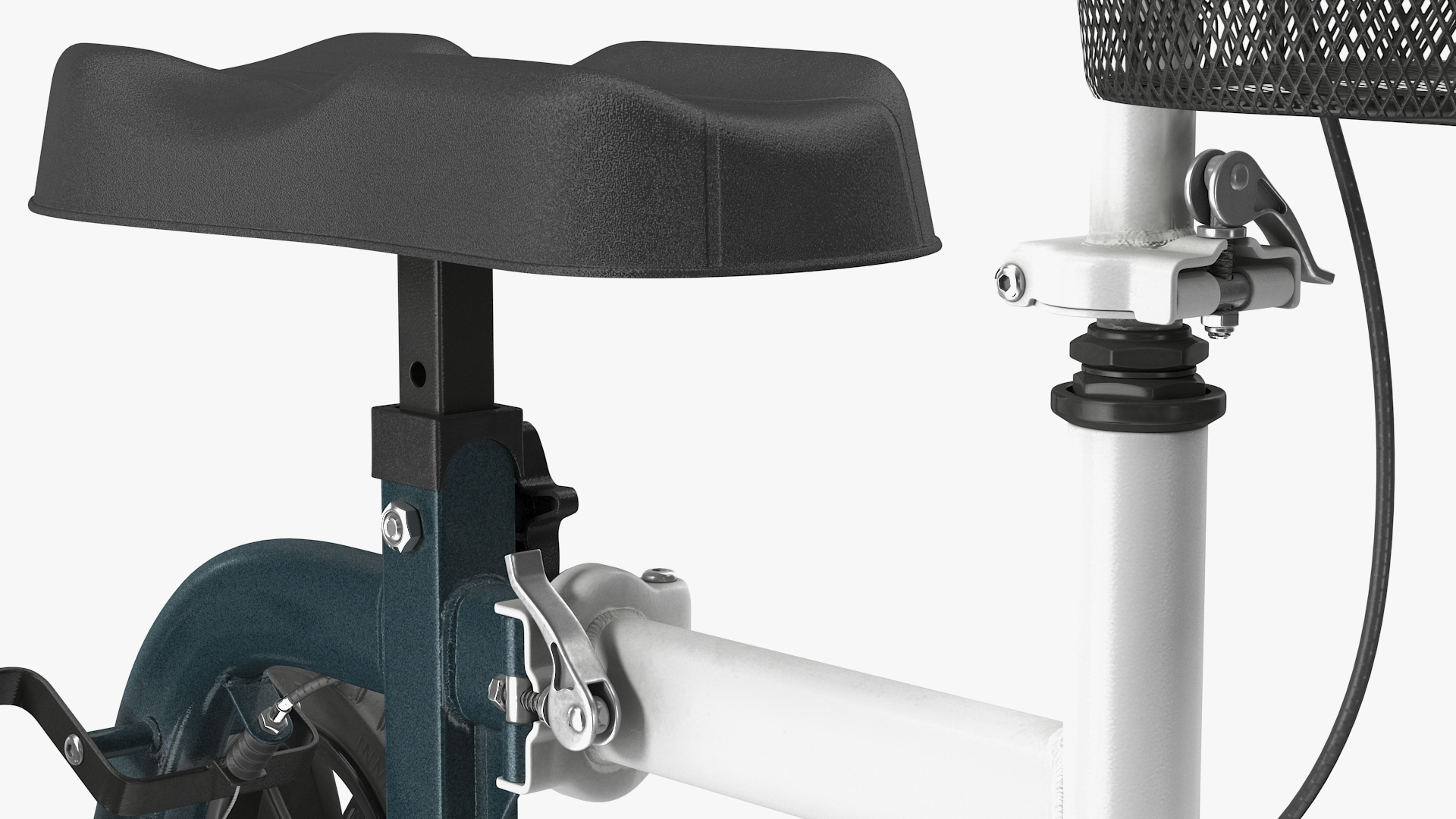 3D model Knee Scooter White Rigged