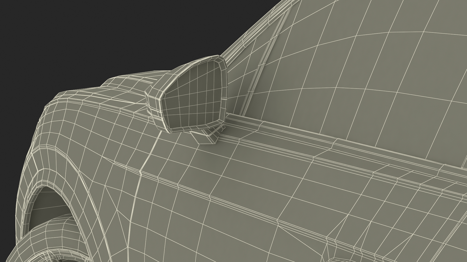 Volkswagen Touareg 2024 Red Lights On Rigged 3D model