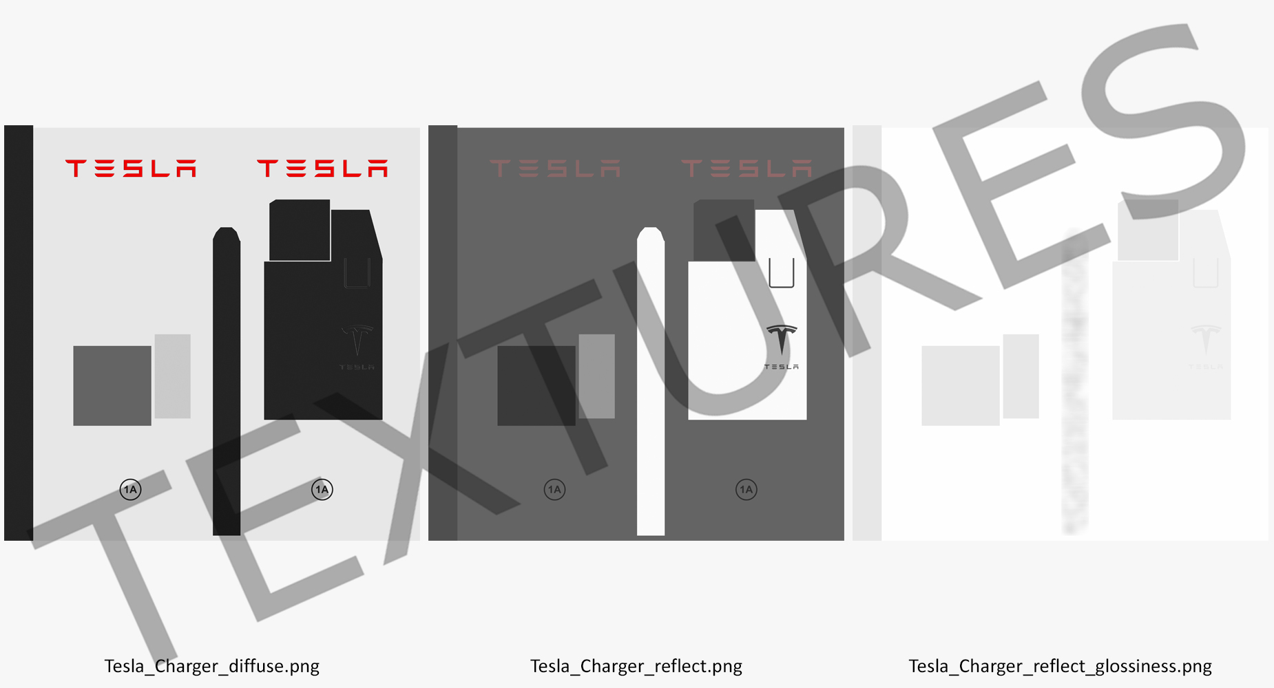 3D Tesla Supercharger model