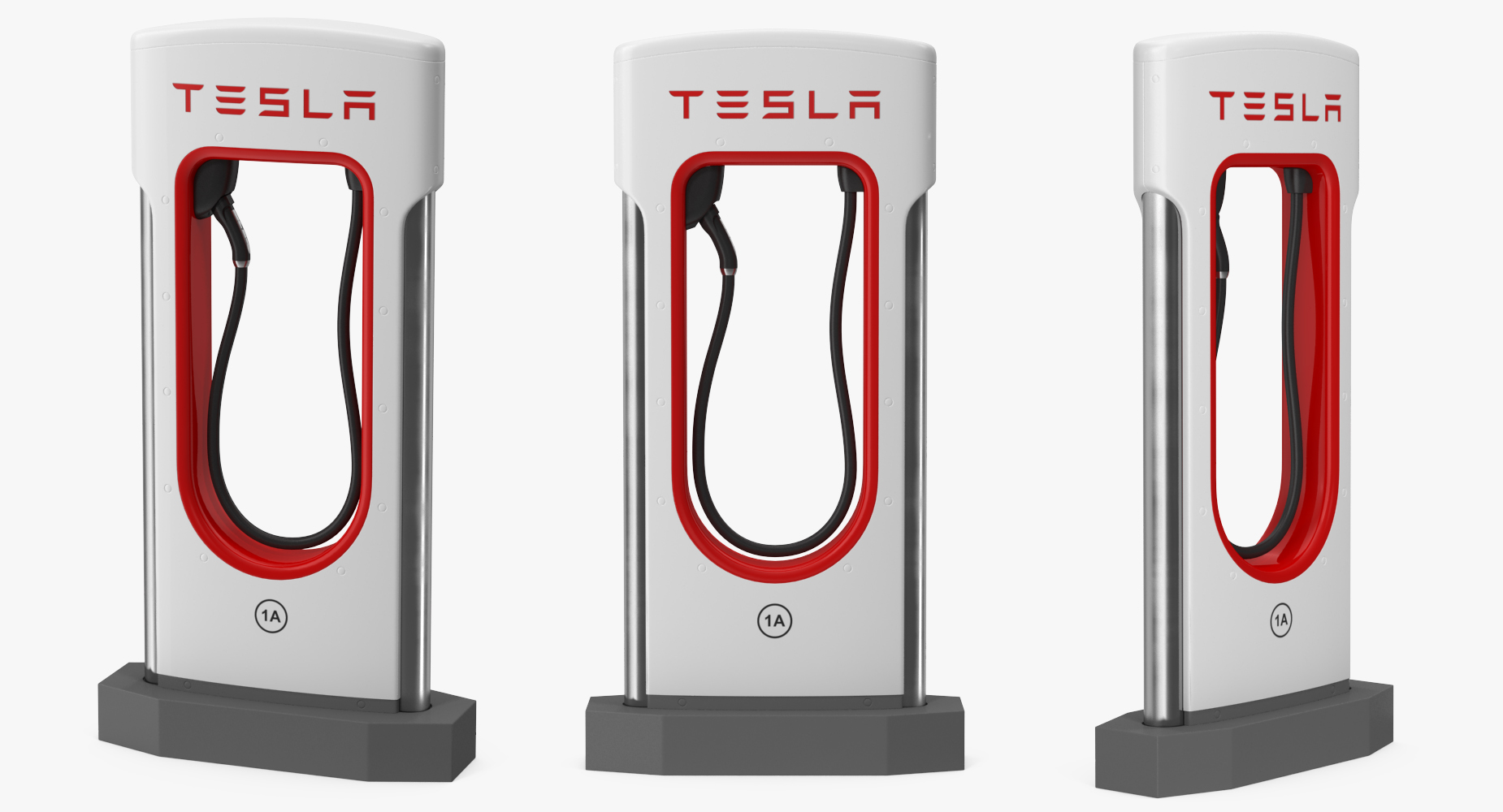 3D Tesla Supercharger model