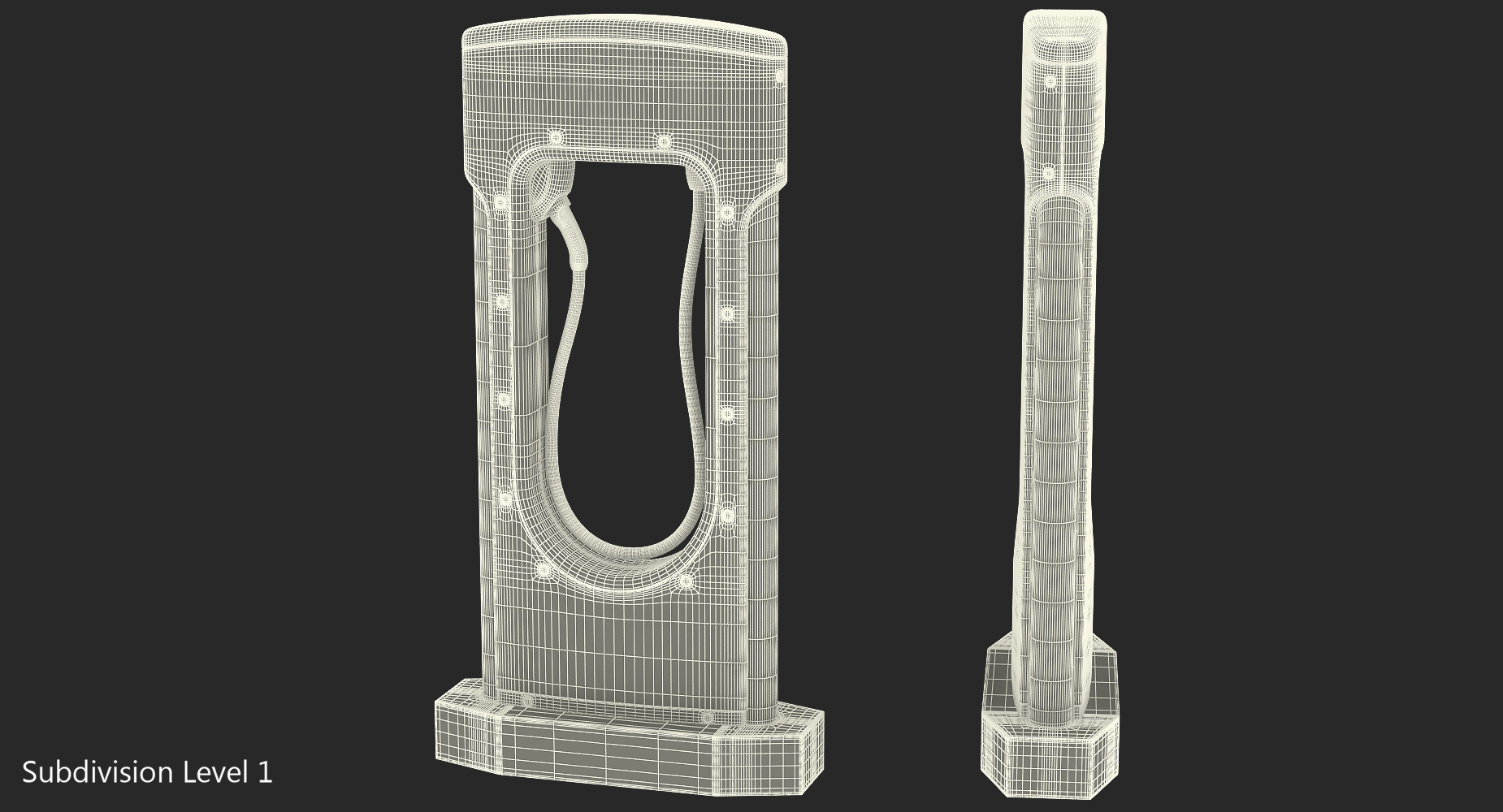 3D Tesla Supercharger model