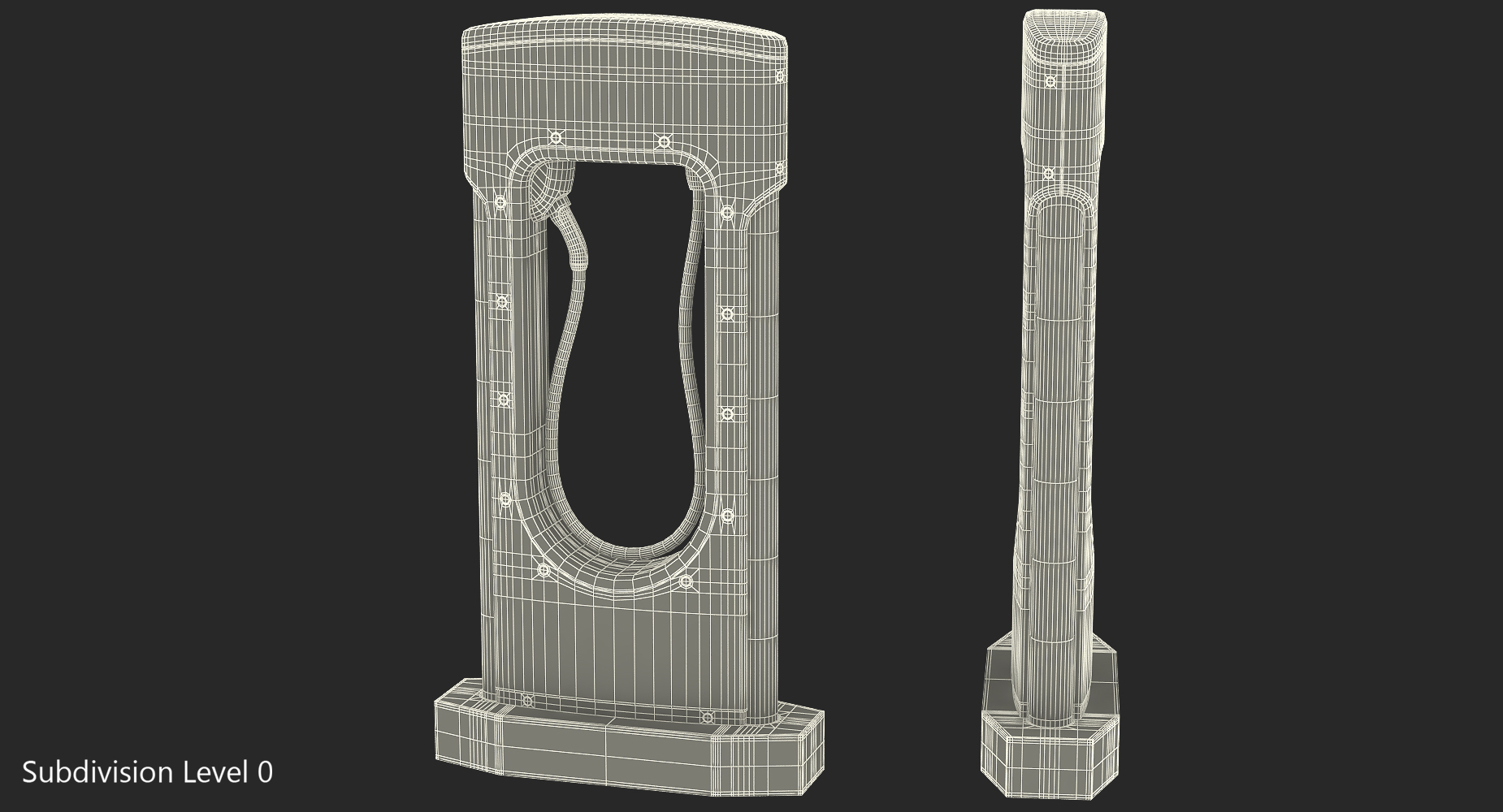 3D Tesla Supercharger model