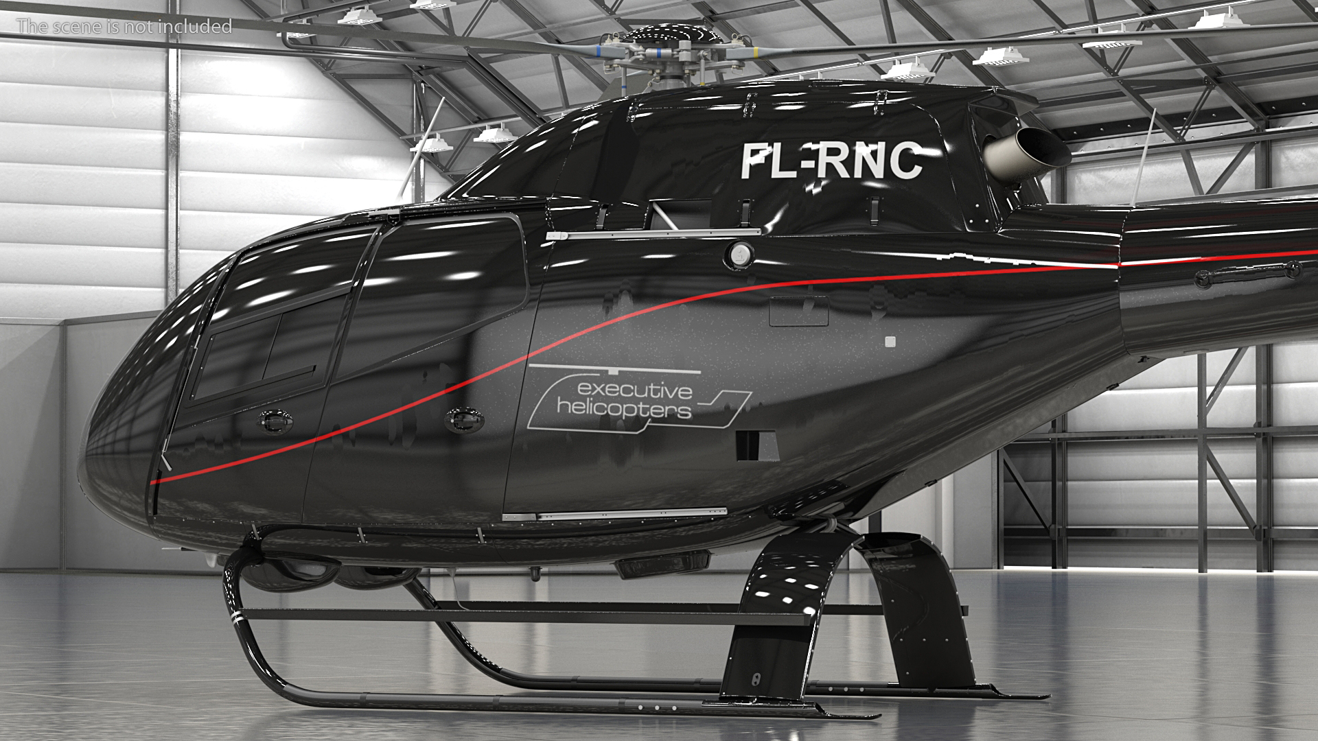 3D model Eurocopter EC120 Colibri Simple Interior