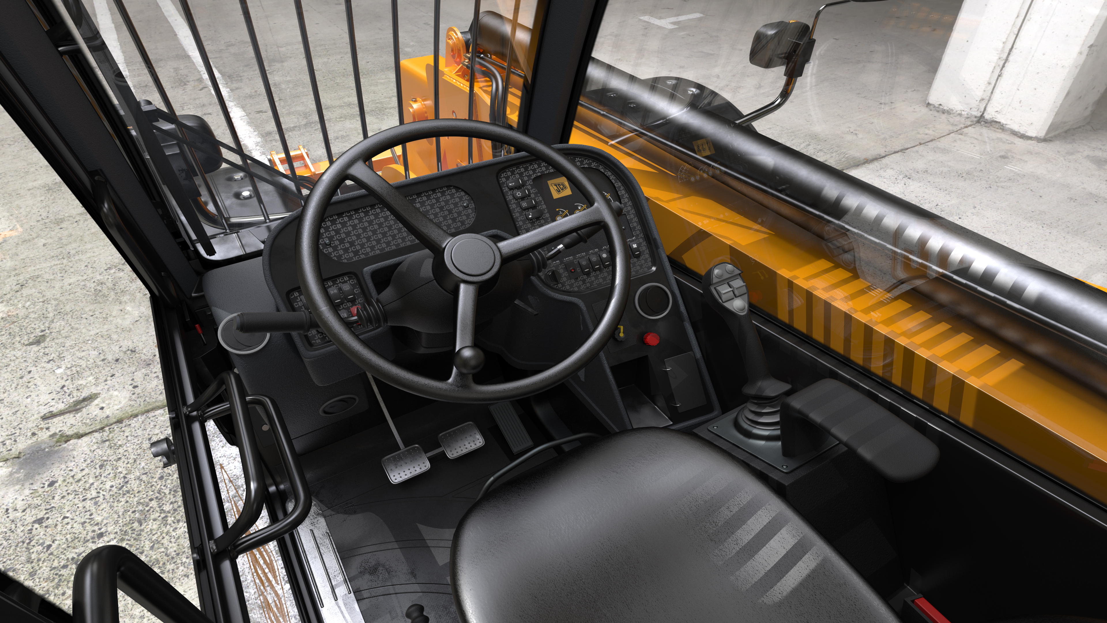 Telescopic Handler JCB 535-95 3D model