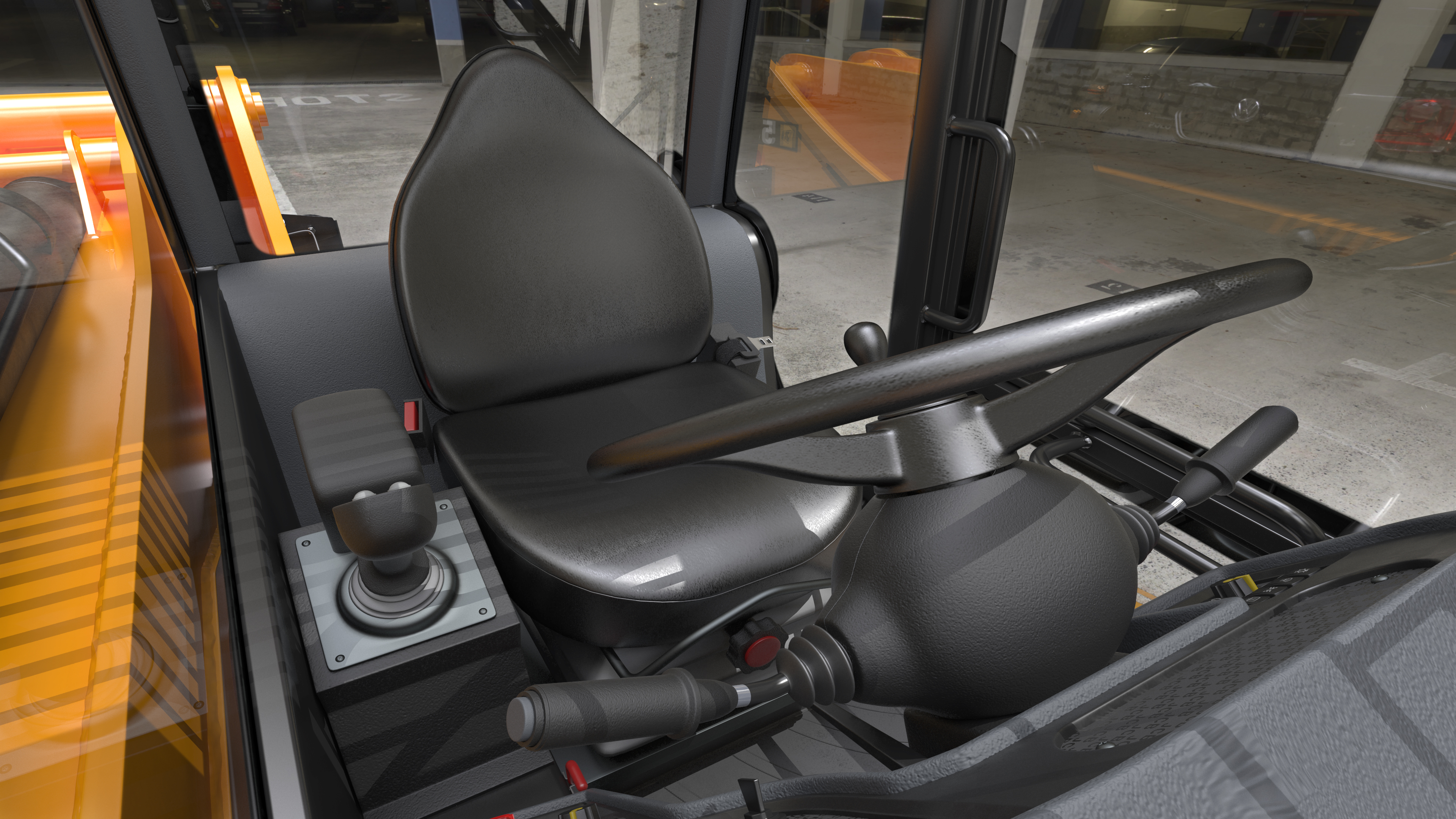 Telescopic Handler JCB 535-95 3D model