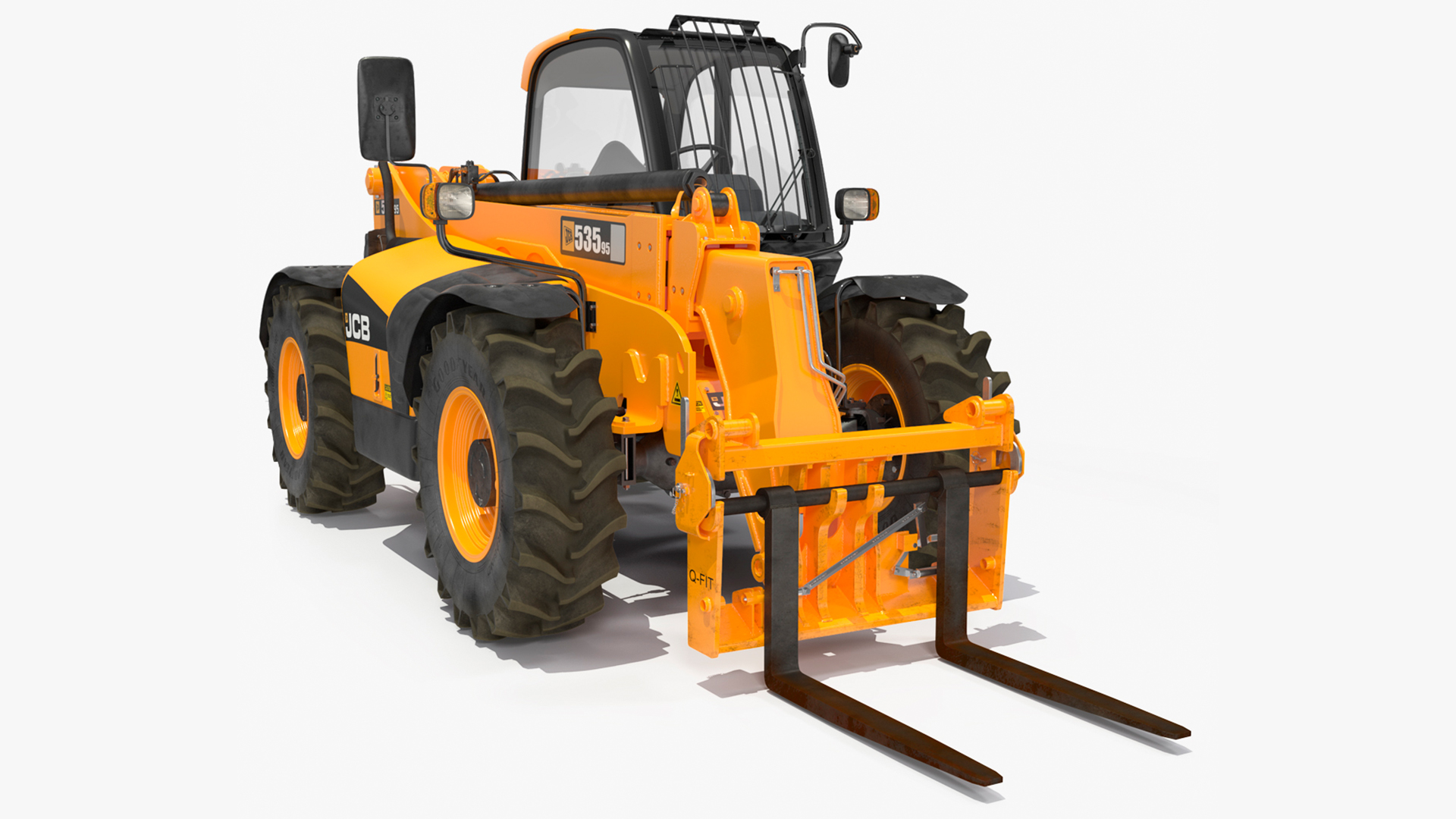 Telescopic Handler JCB 535-95 3D model