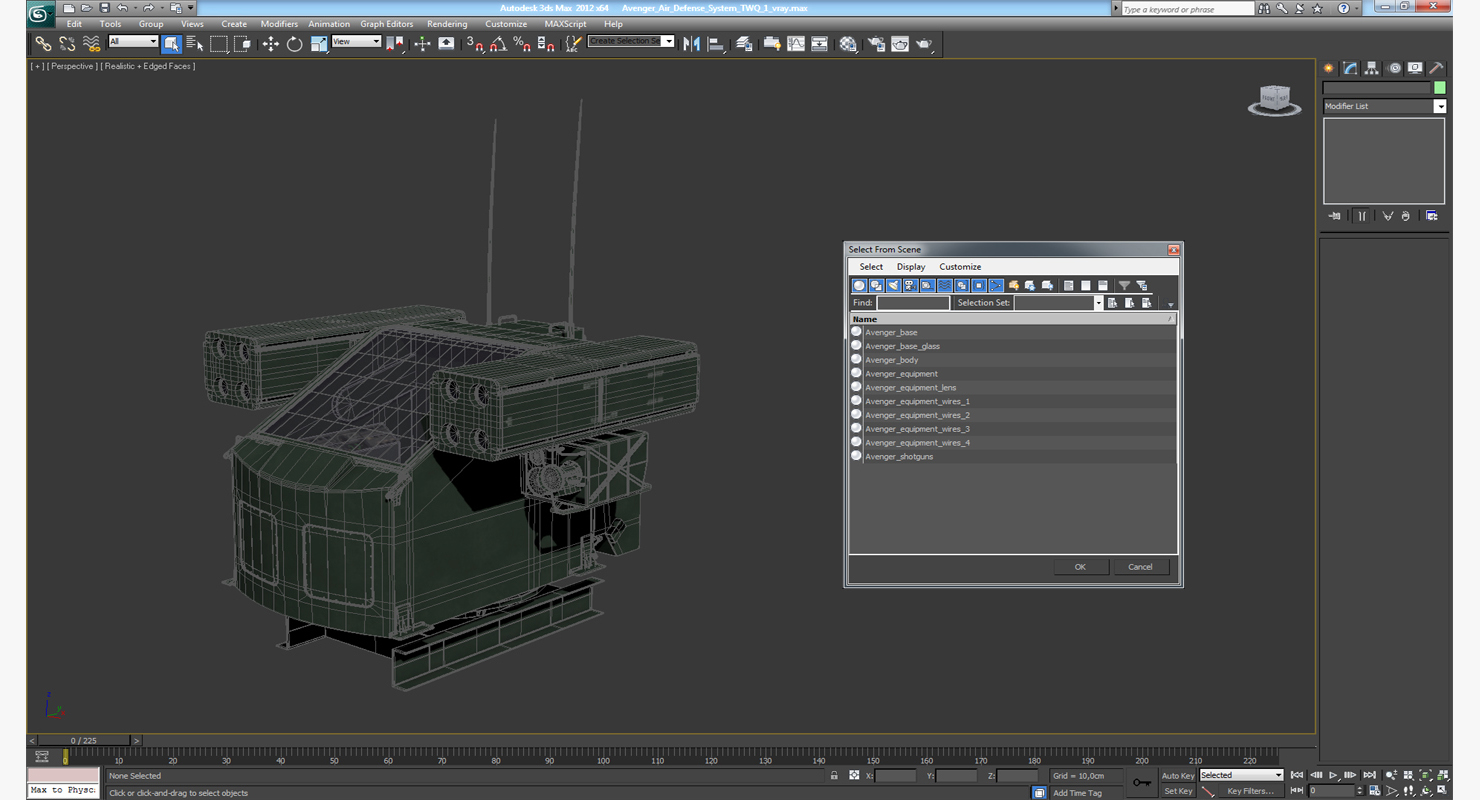 Avenger Air Defense System TWQ 1 3D