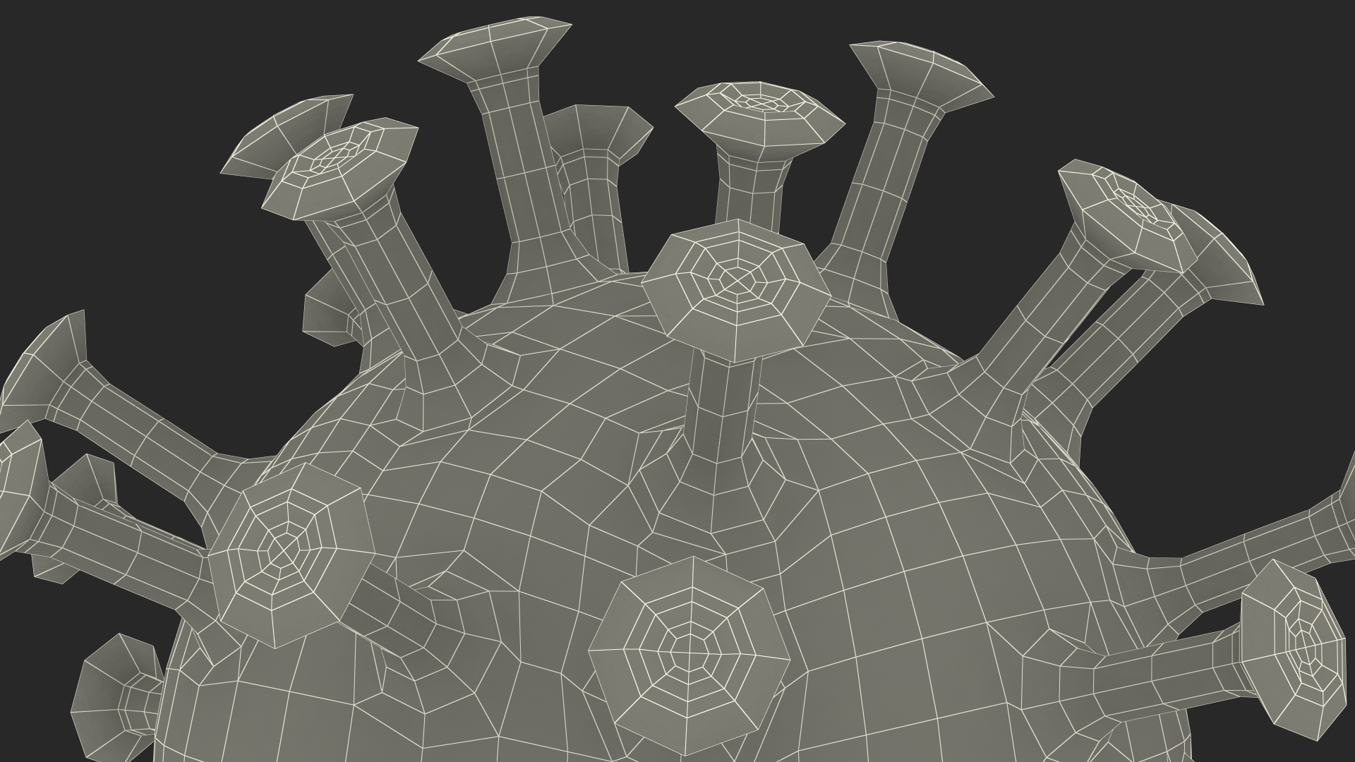 3D model Covid Emoji Sad