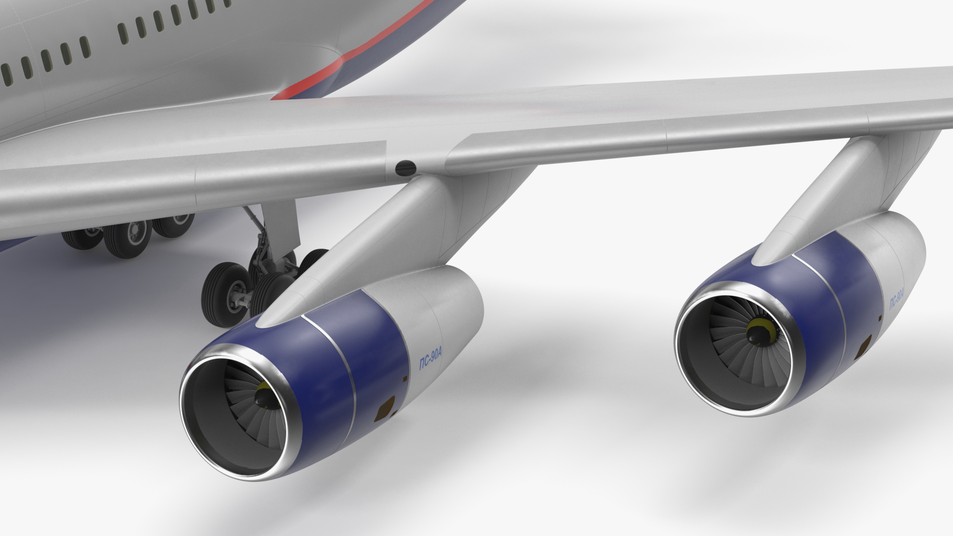 Ilyushin IL-96-300 Aeroplane Simple Interior 3D model