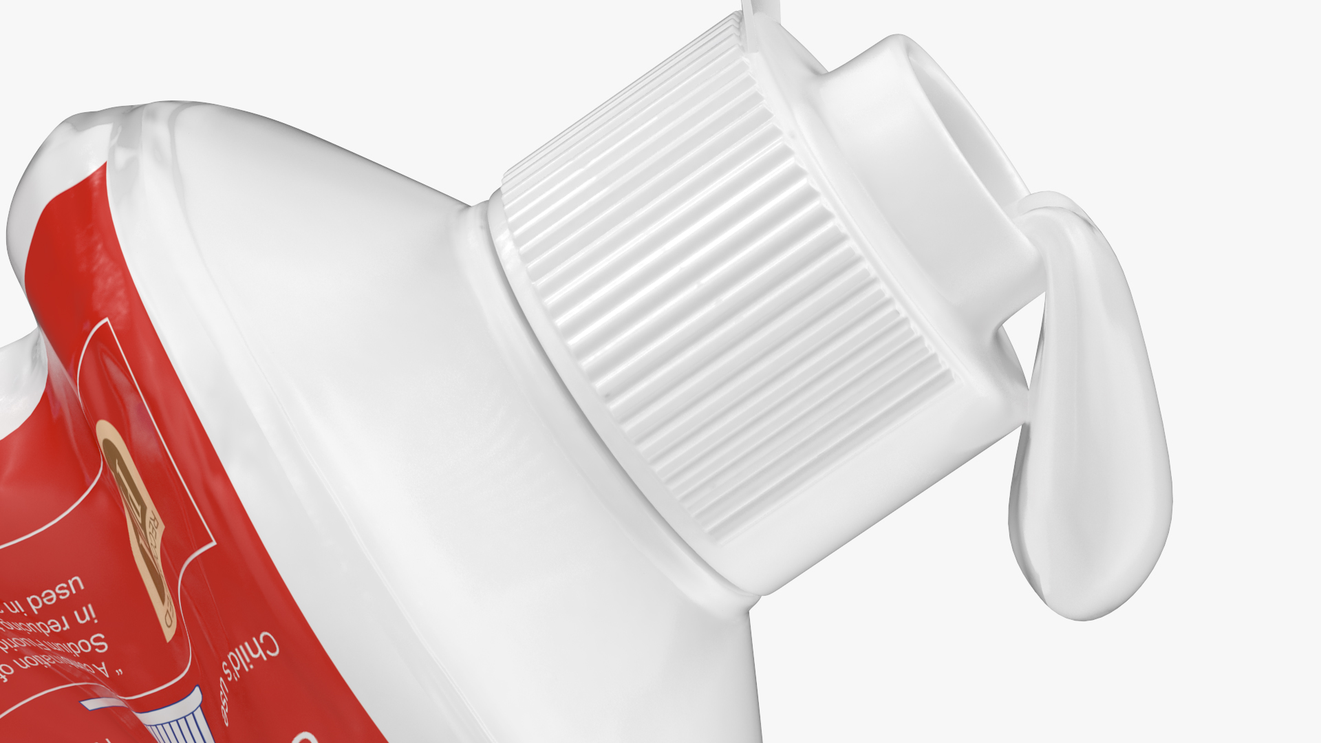 3D model Used Toothpaste Tube