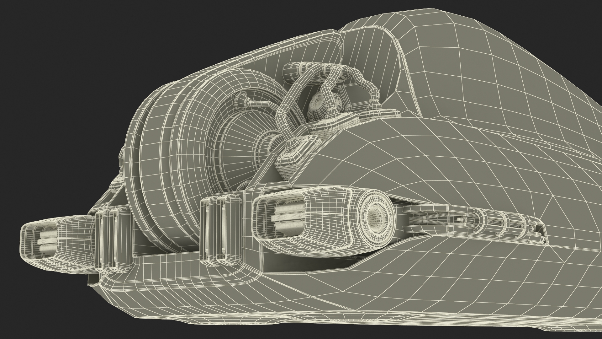 3D Futuristic Sci-Fi Dropship