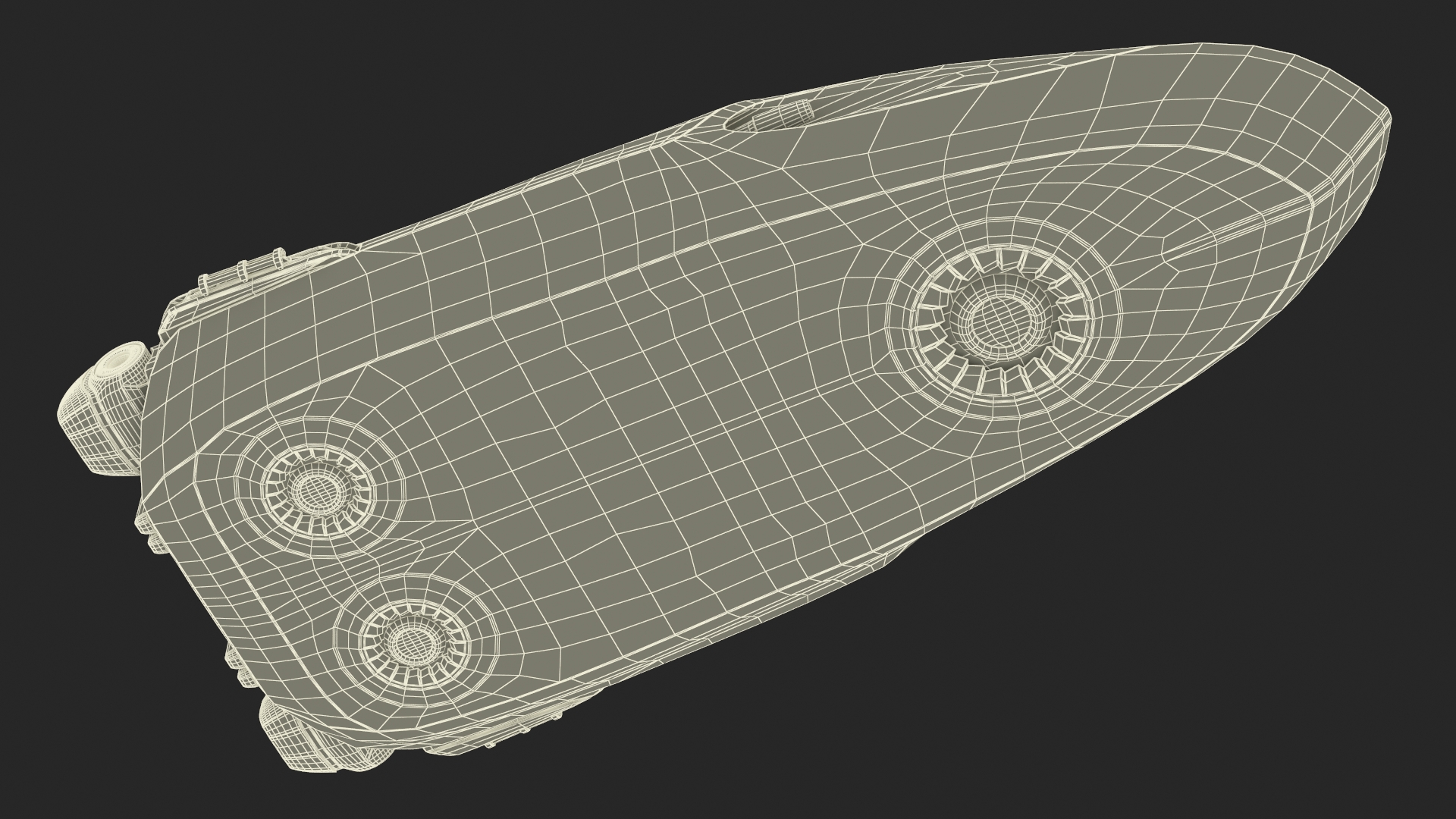 3D Futuristic Sci-Fi Dropship