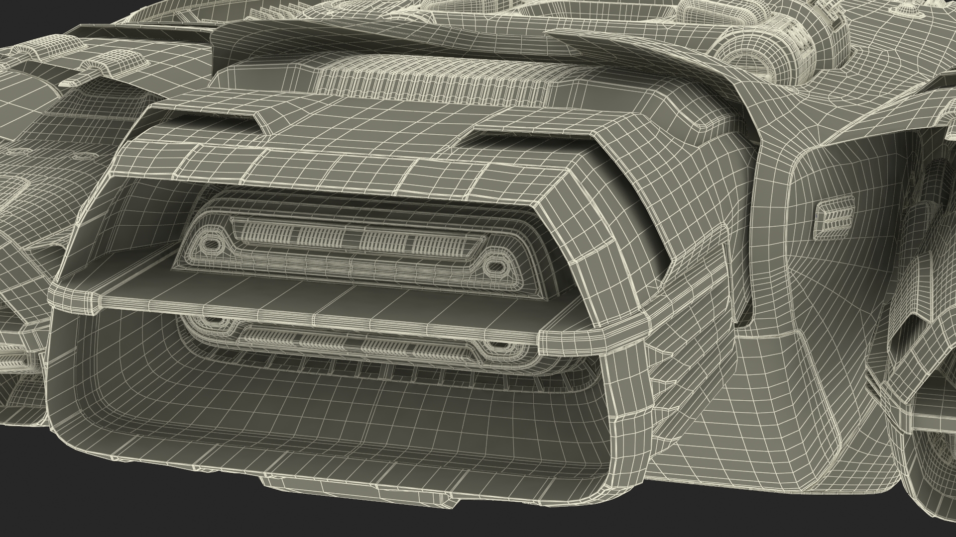 3D Futuristic Sci-Fi Dropship