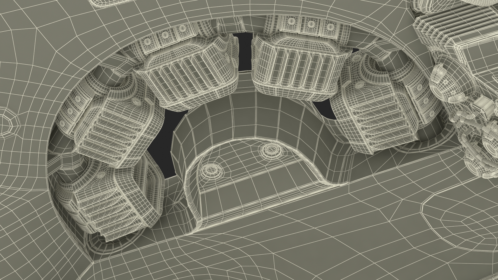 3D Futuristic Sci-Fi Dropship