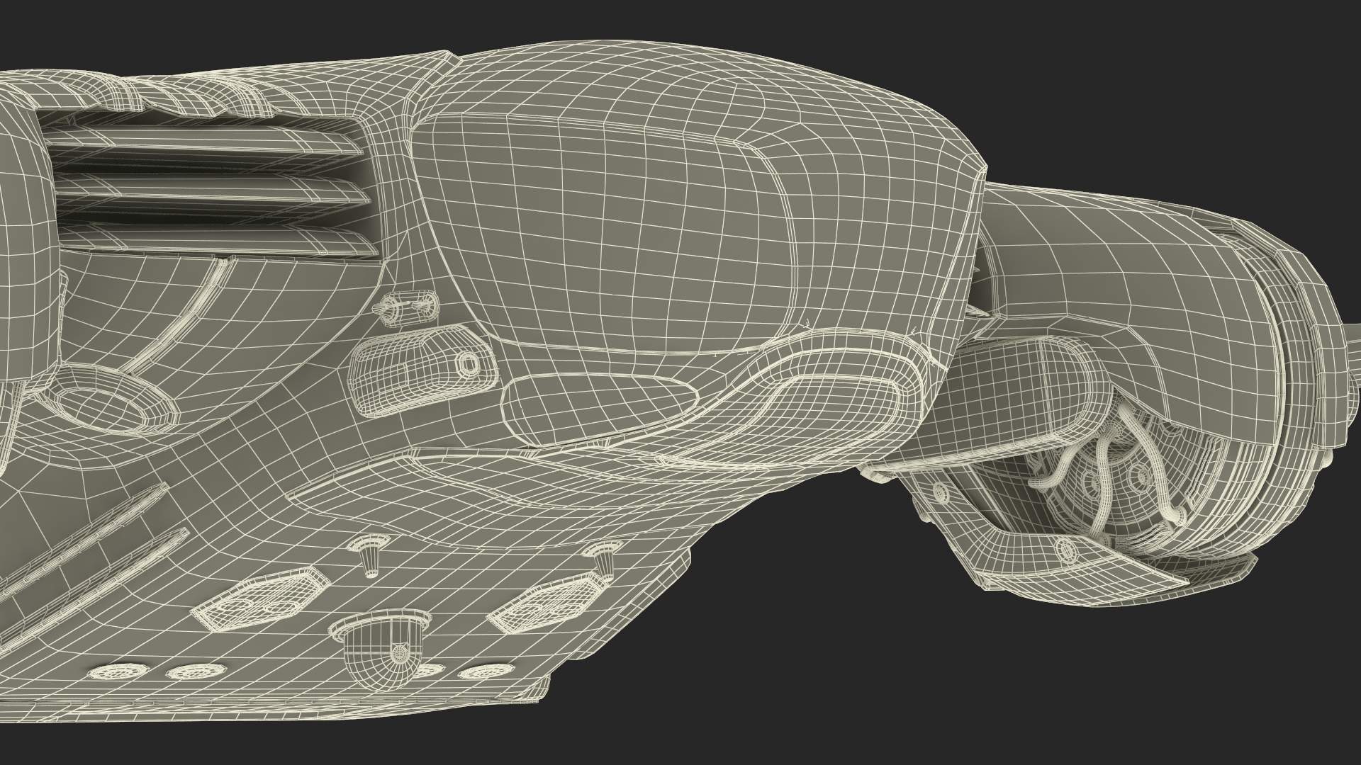3D Futuristic Sci-Fi Dropship