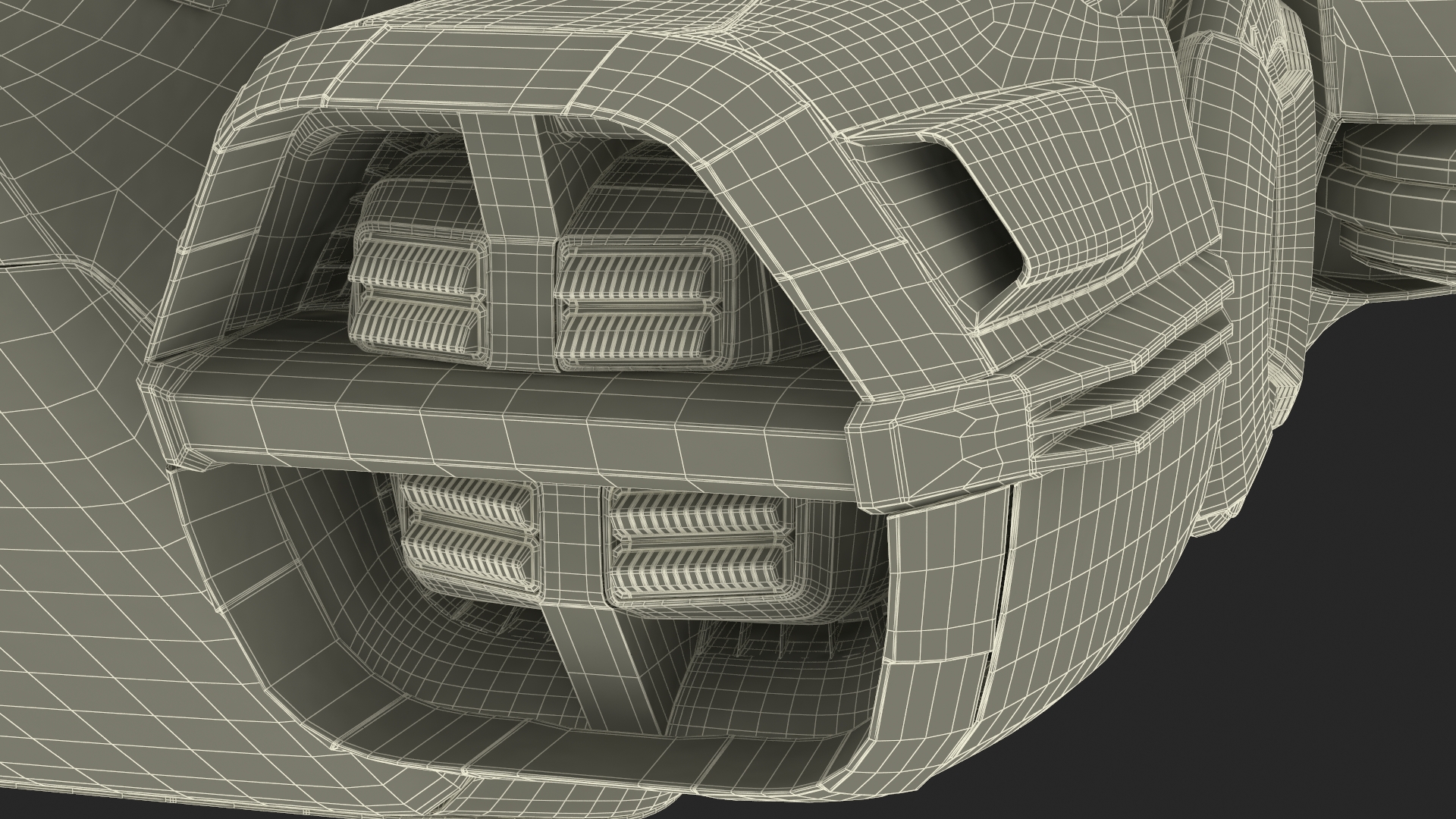 3D Futuristic Sci-Fi Dropship