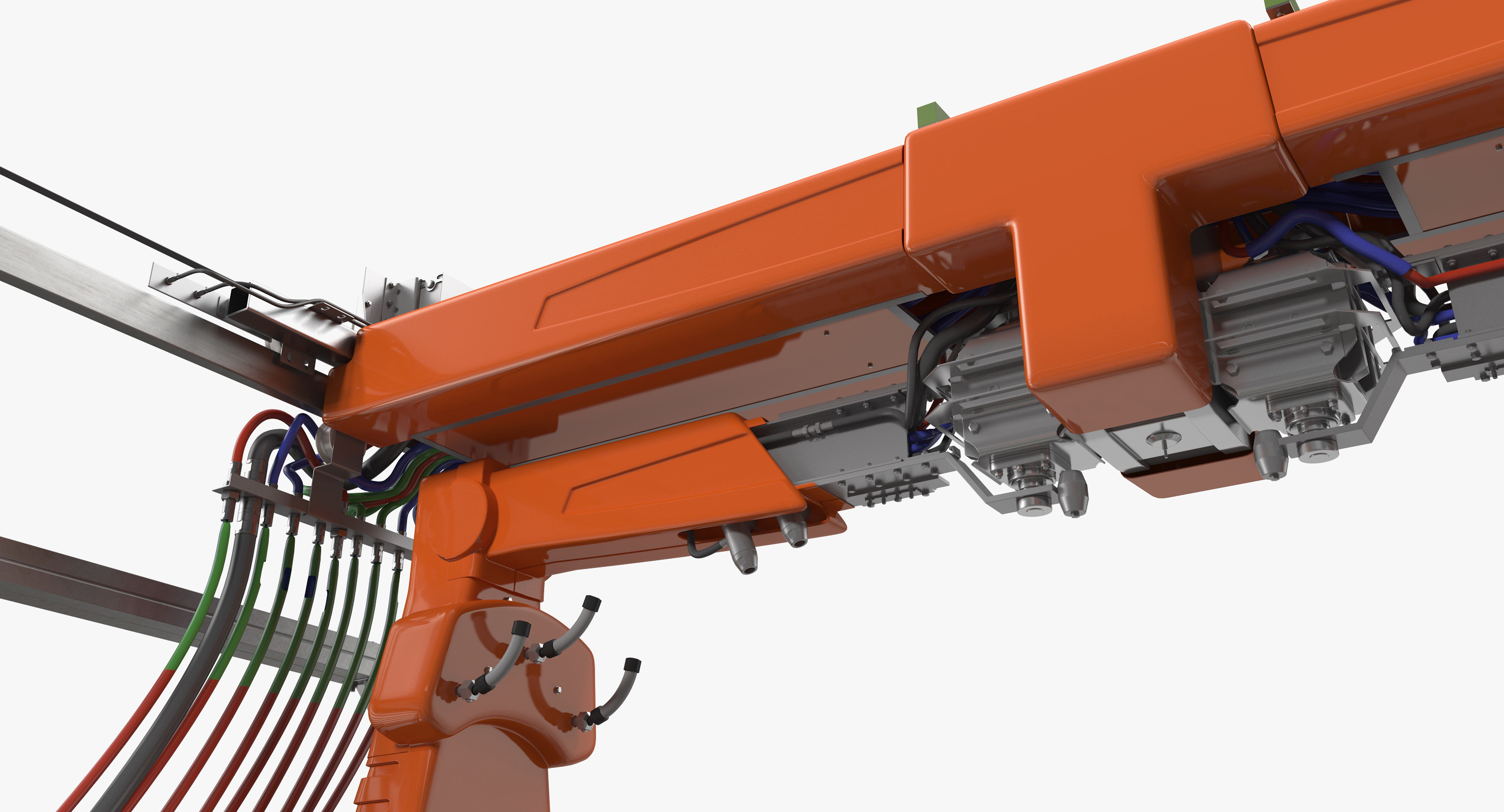Carwash System Generic Rigged 3D model