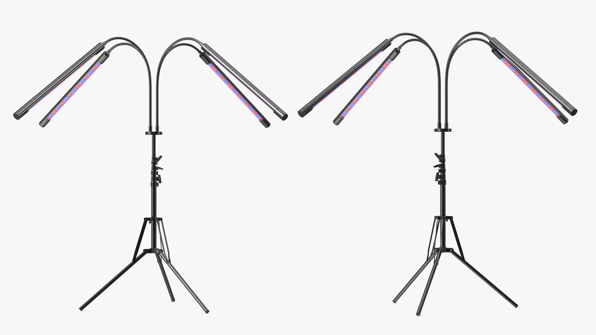 Grow LED Lamp with Short Stand Full Spectrum 3D model