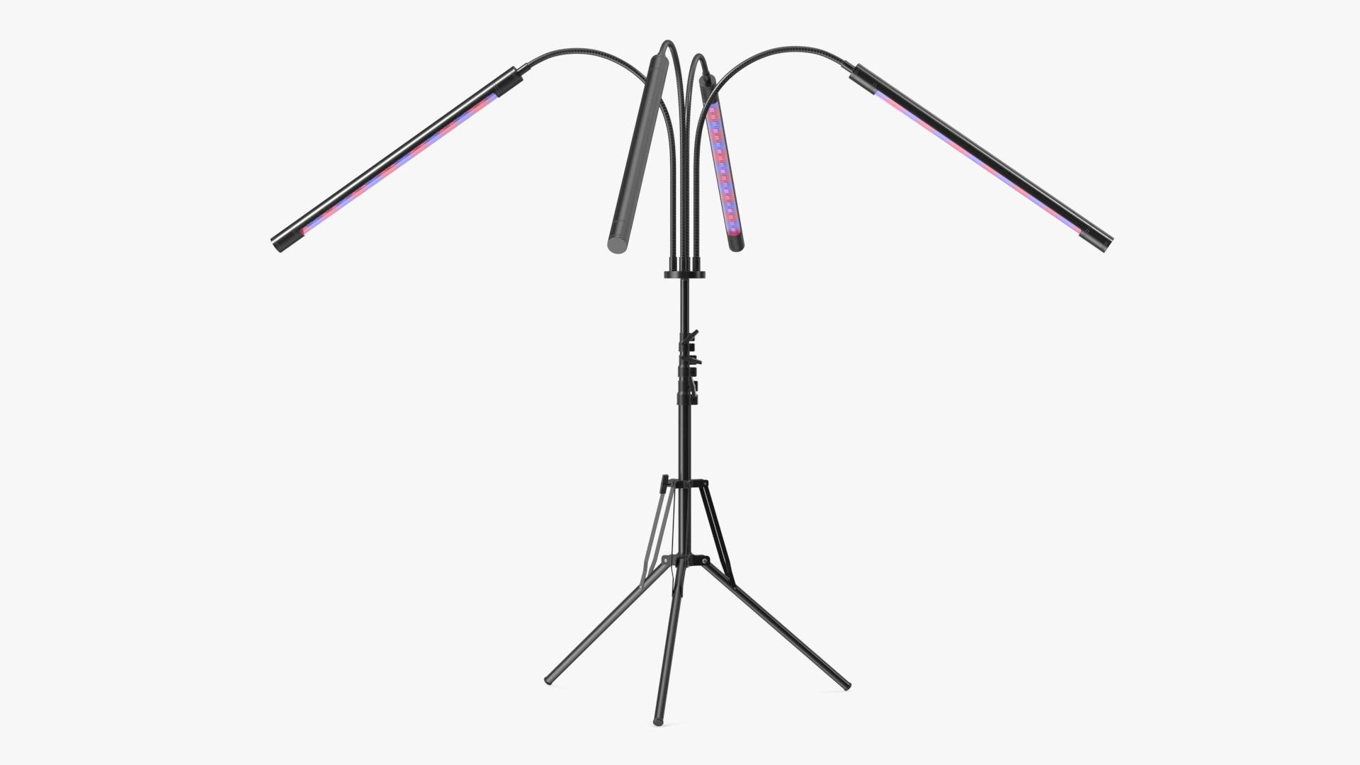 Grow LED Lamp with Short Stand Full Spectrum 3D model