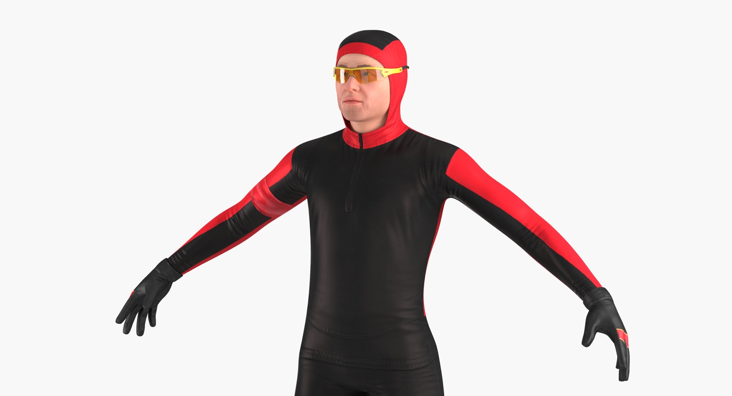 3D model Speed Skater Generic