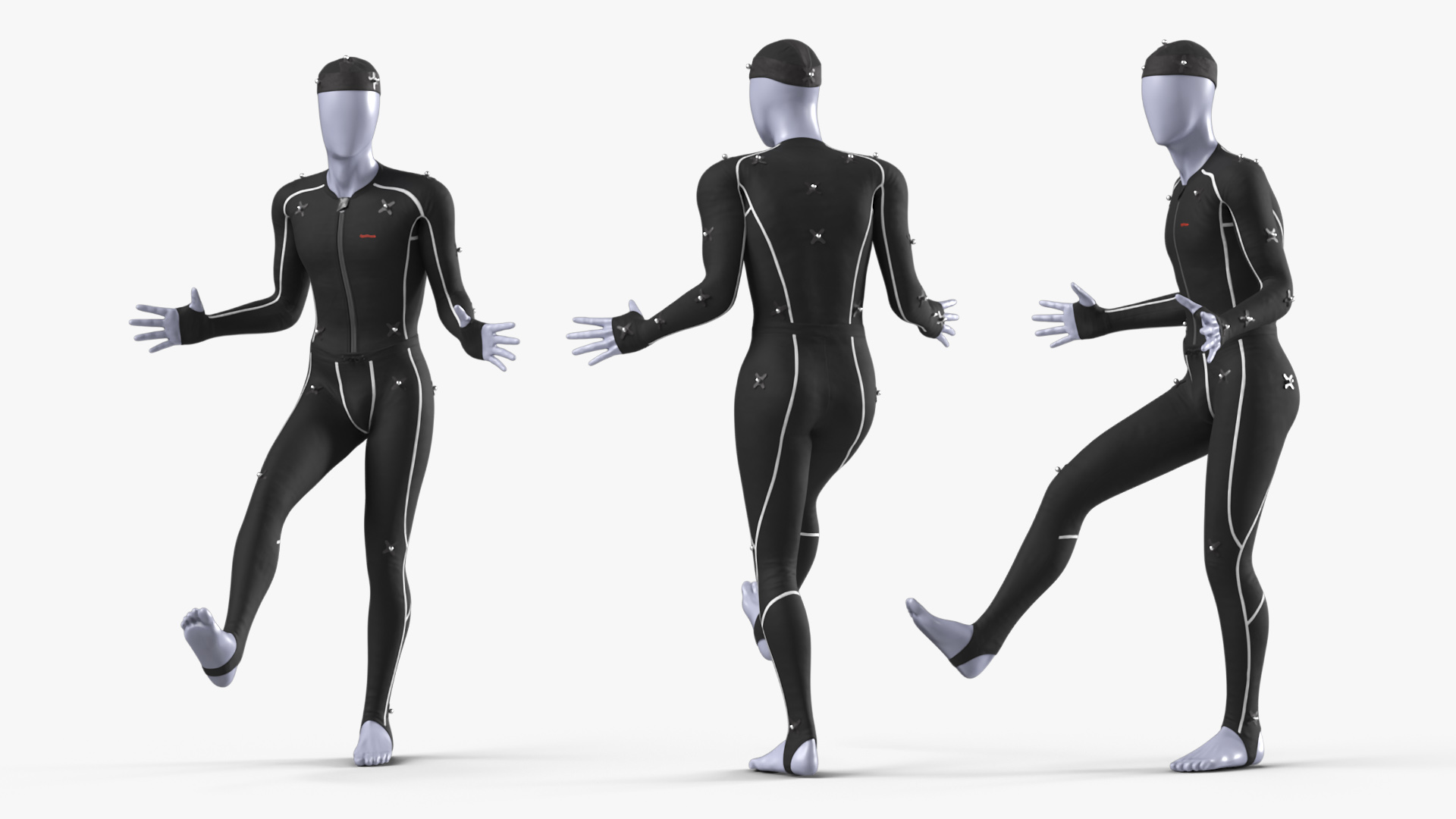 Motion Capture Suit Mannequin in Pose 3D