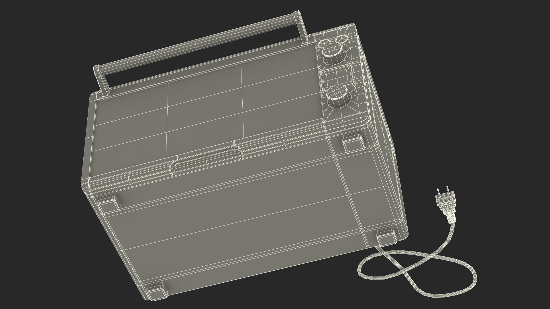 3D Convection Toaster Oven model