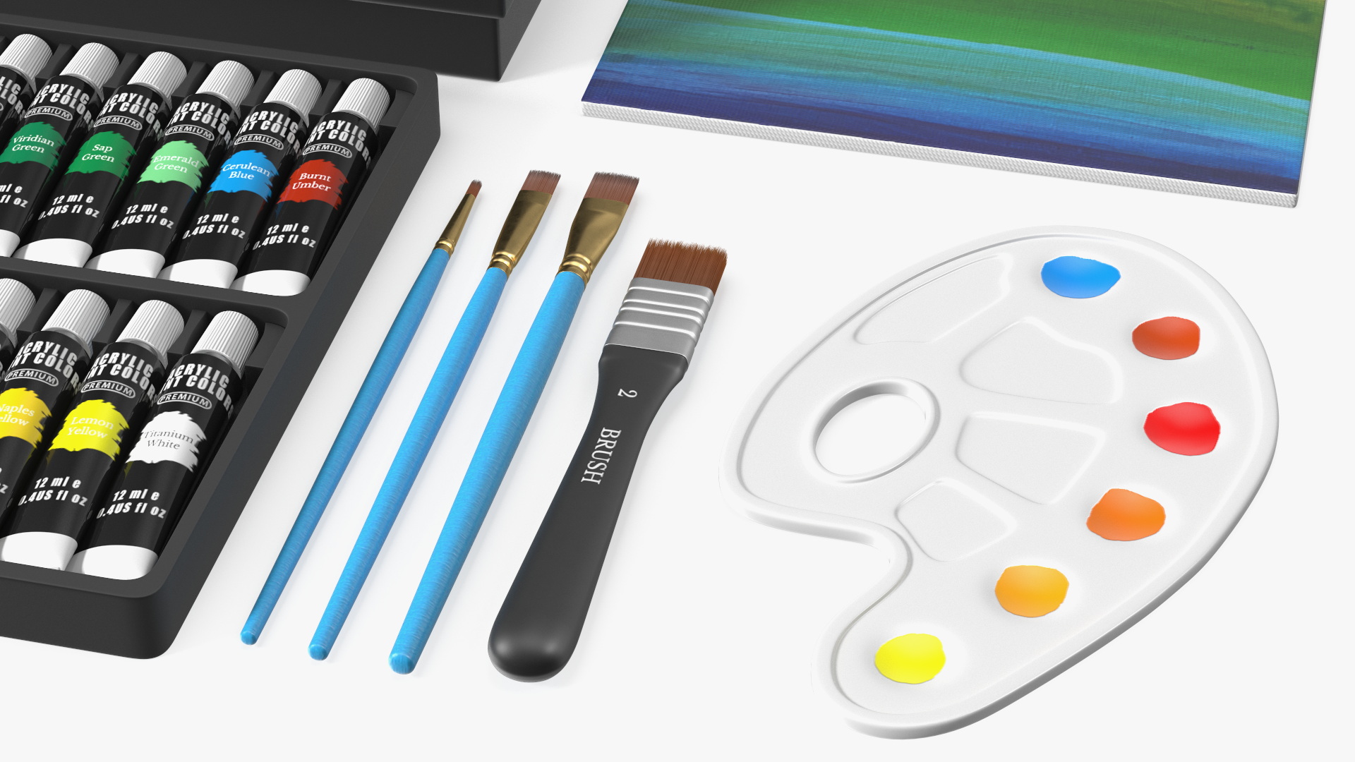 3D Acrylic Painting Set Emooqi Fur