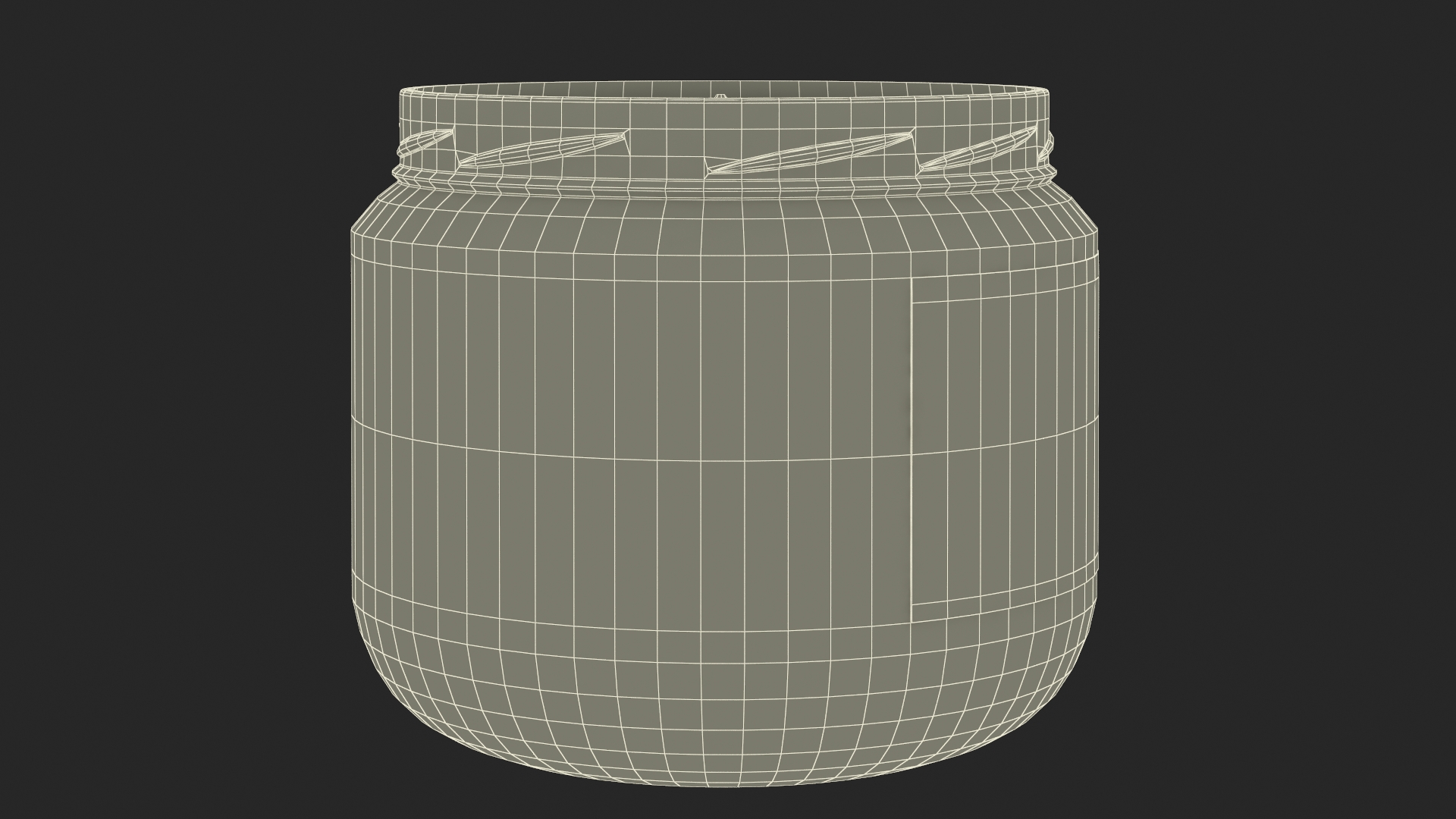 3D model Glass Jar Candle ReStory Fire Burns