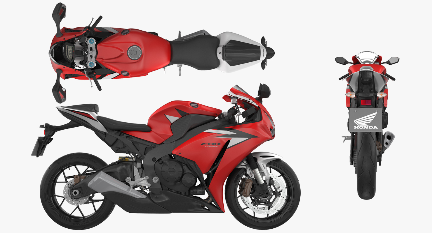 New Honda CBR1000RR Fireblade SP 2016 3D