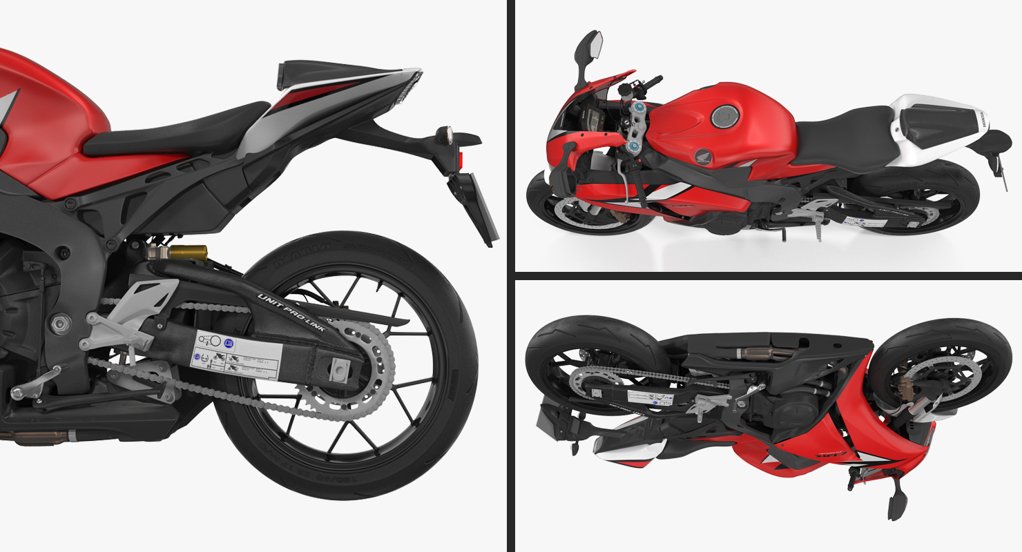 New Honda CBR1000RR Fireblade SP 2016 3D