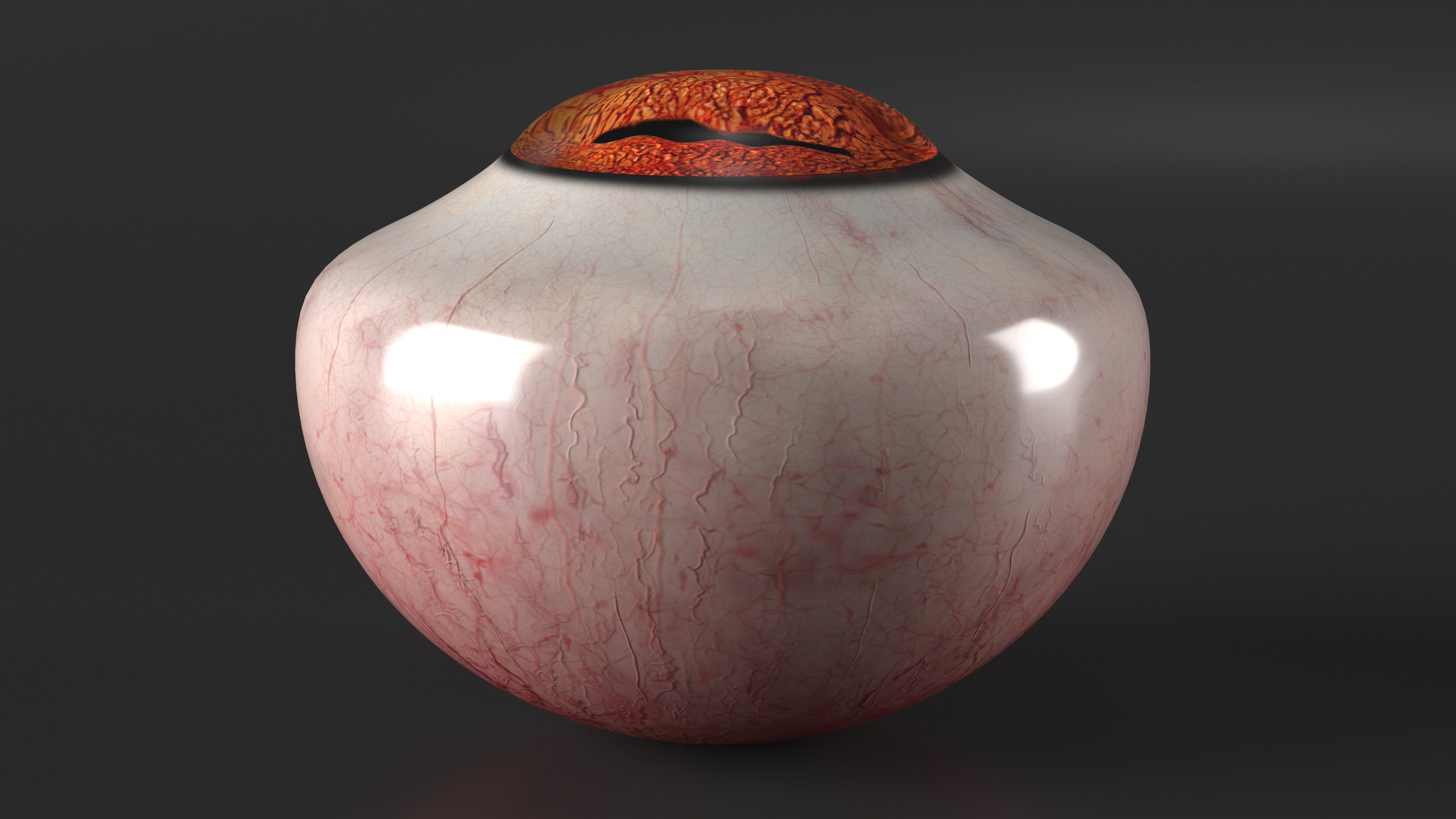 Realistic Mesmerizing Lizard Eye 3D