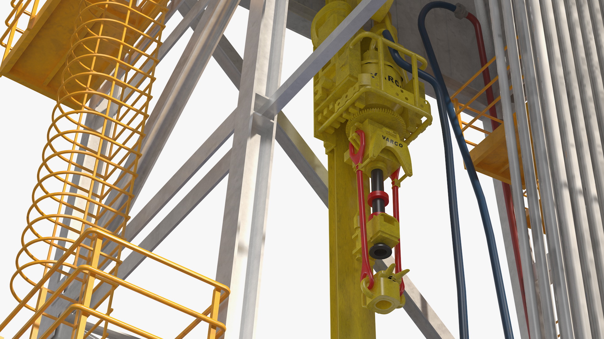 3D Uralmash Sectional Drilling Rig