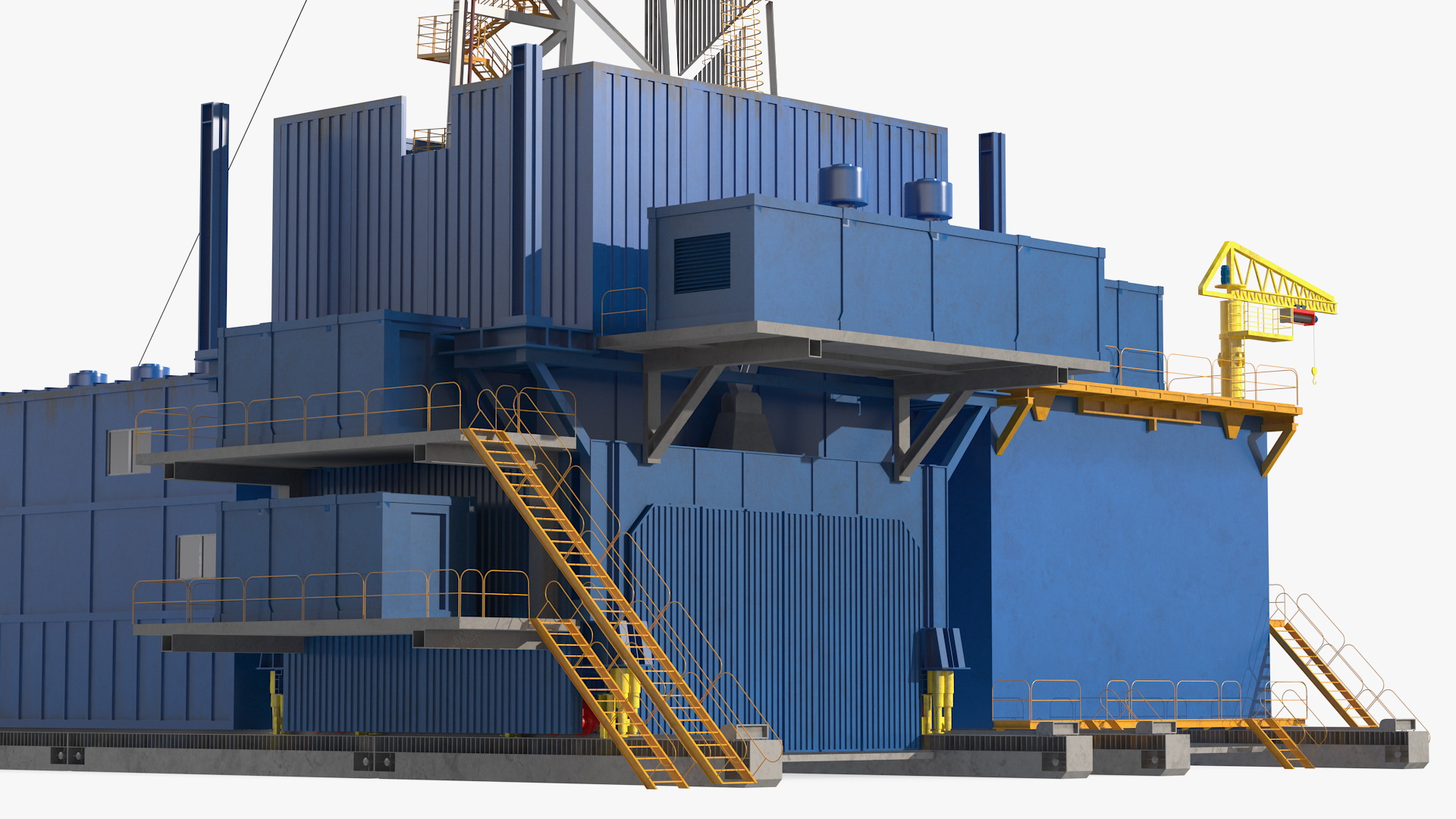 3D Uralmash Sectional Drilling Rig
