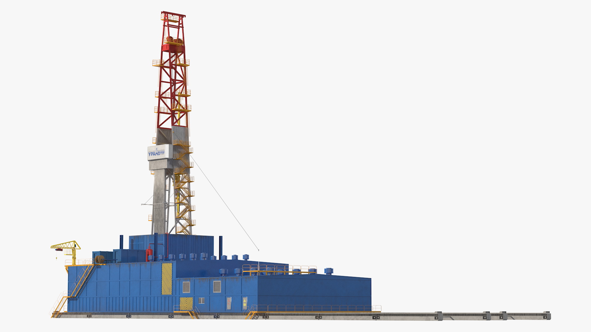 3D Uralmash Sectional Drilling Rig