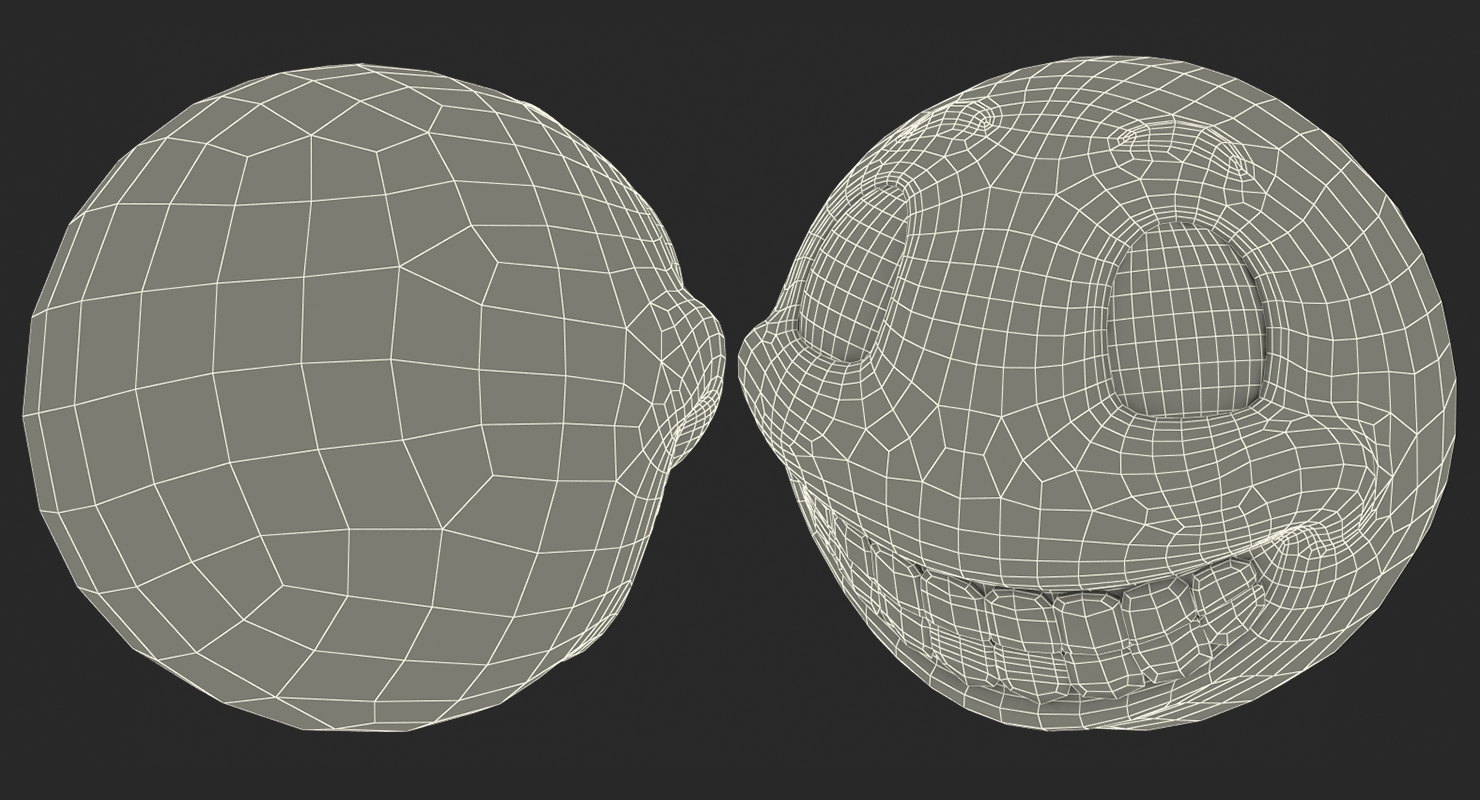3D smiley face