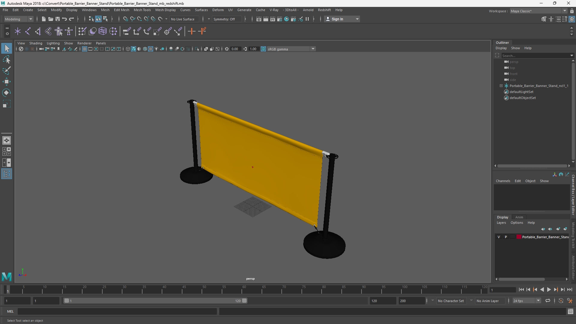 Portable Barrier Banner Stand - view 11
