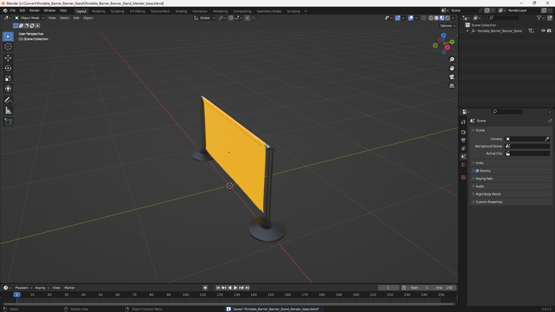 Portable Barrier Banner Stand - view 10