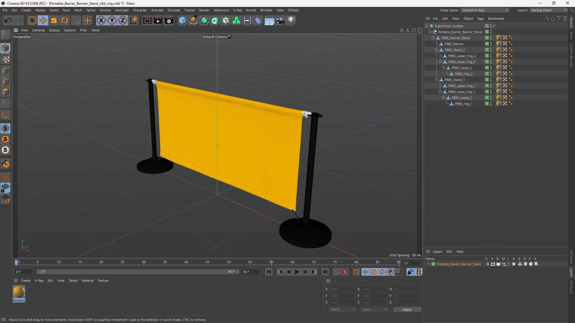 Portable Barrier Banner Stand - view 12