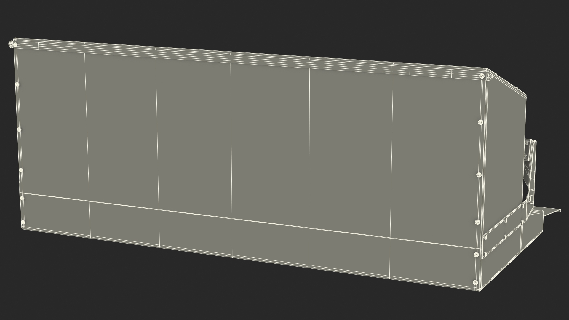 Large Reversible Rollaway Nest Box with Eggs 3D model