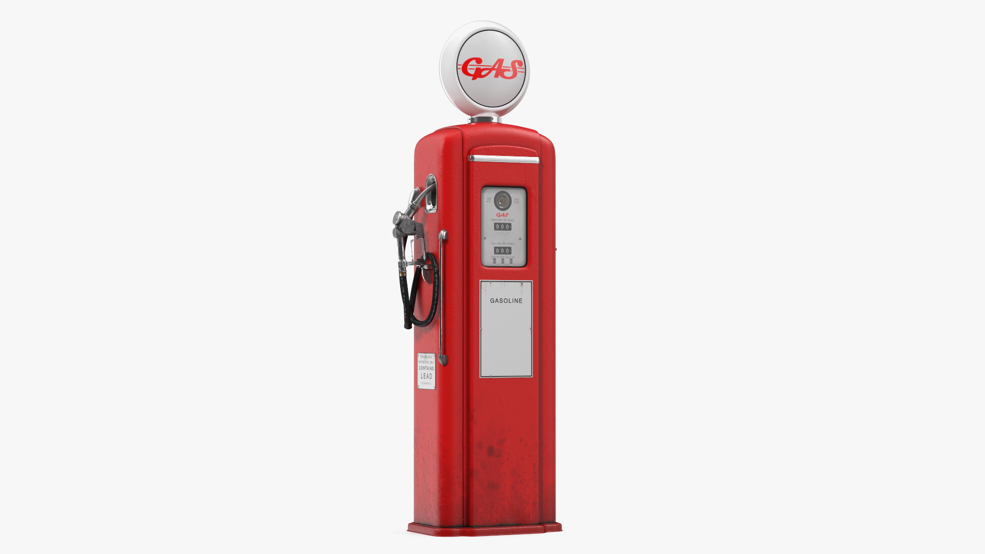 Vintage Classic Gas Pump 3D model