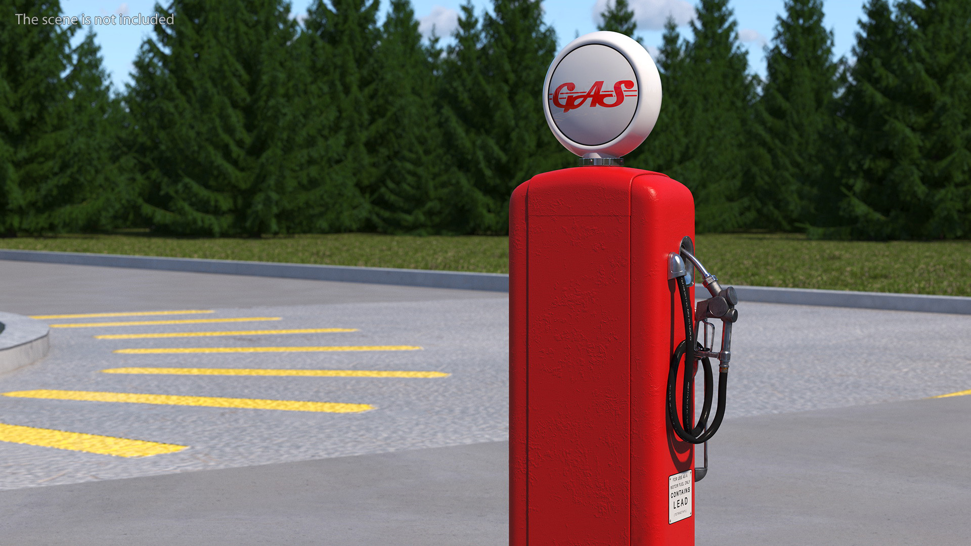 Vintage Classic Gas Pump 3D model