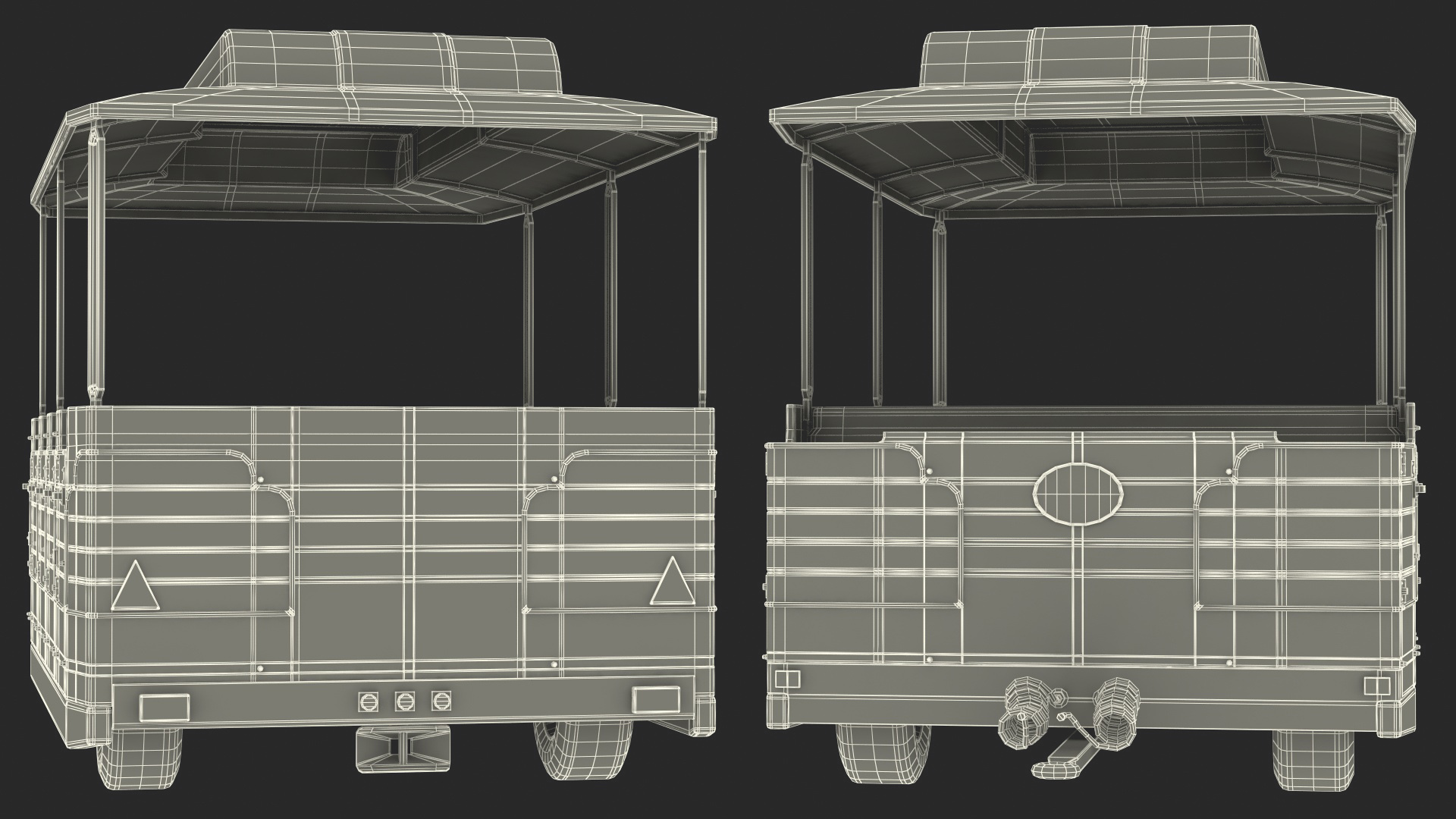 3D Wagon Dotto Muson River model