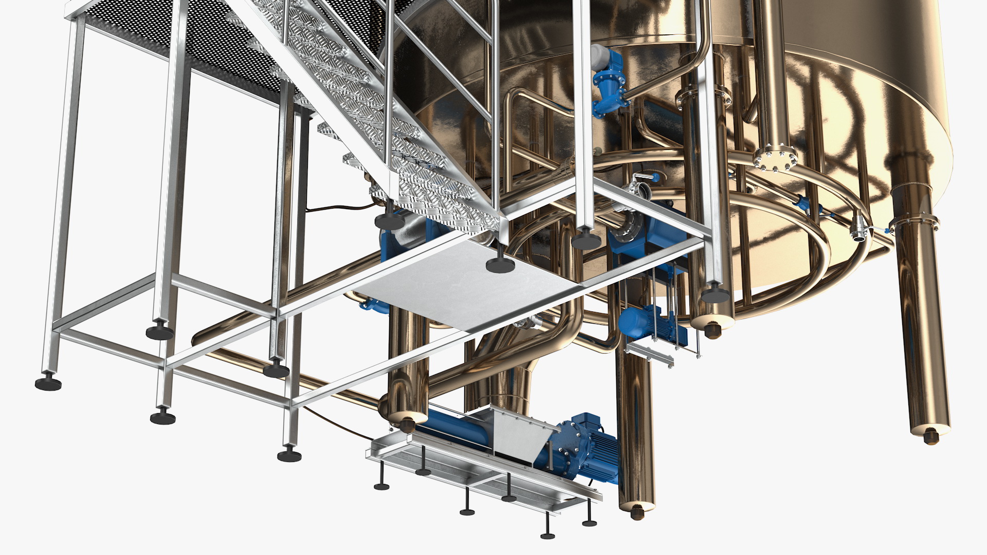 Alcohol Production Plant 3D model